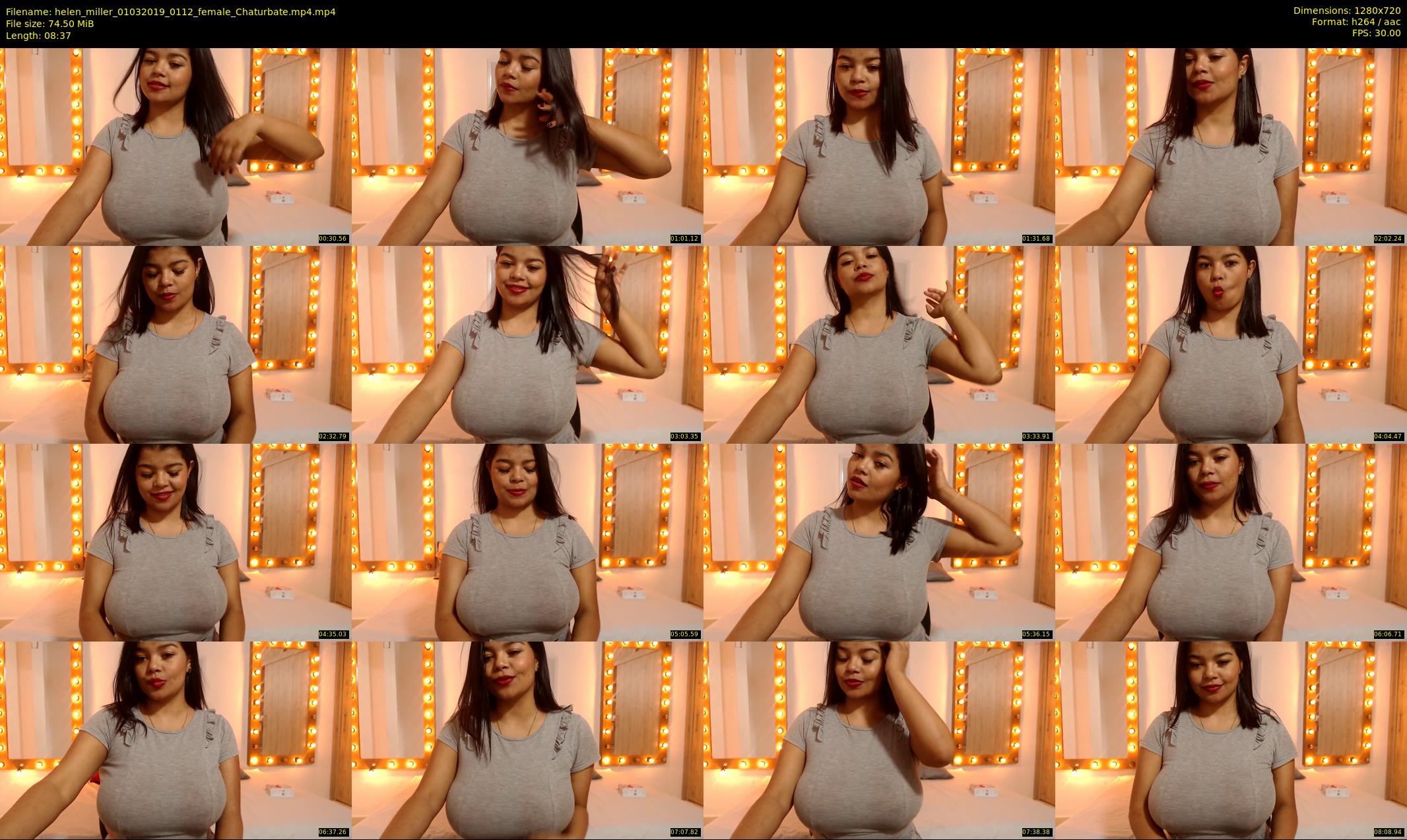 helen_miller — 9 minute Chaturbate female cam show recording, 720p, Mar 1, 2019