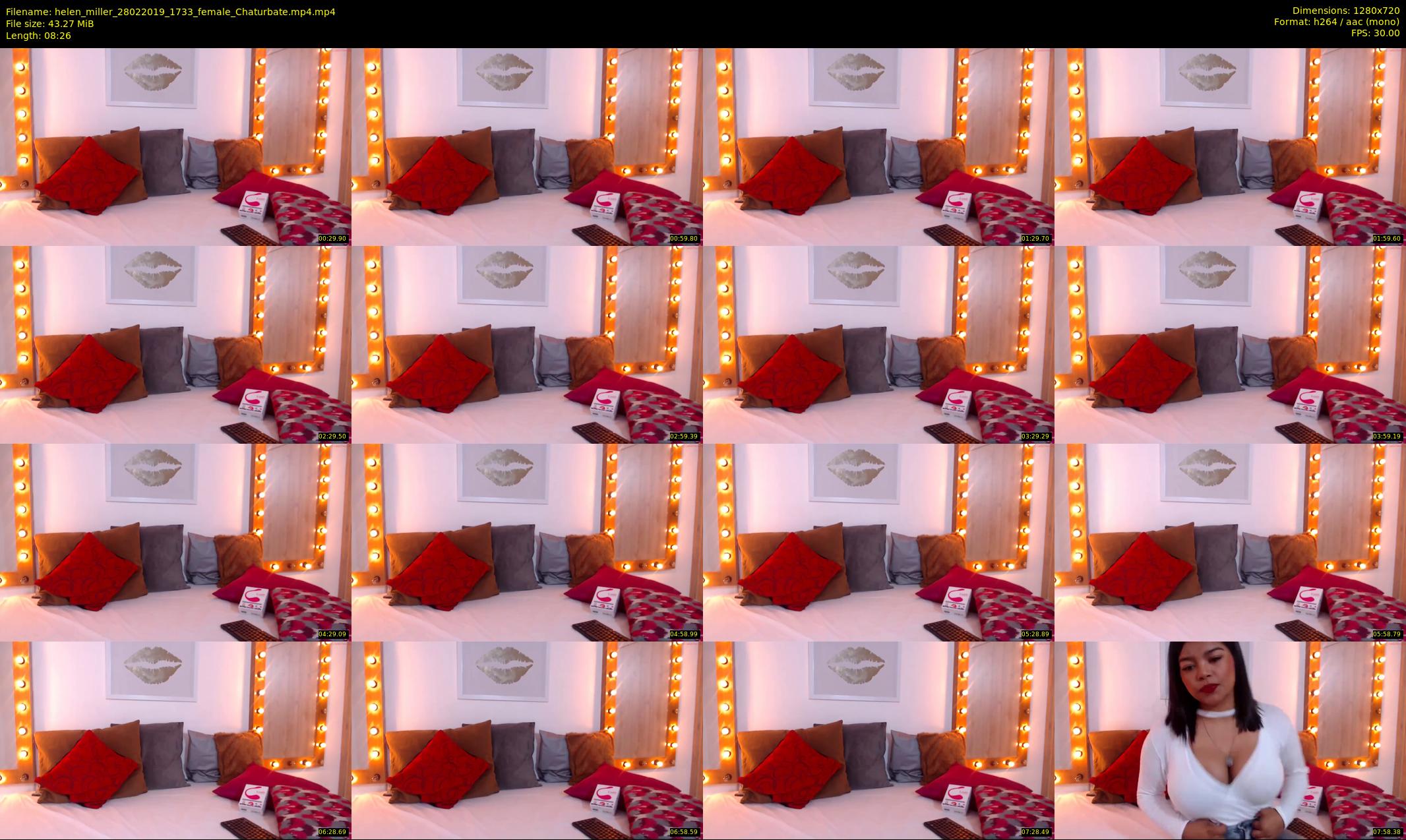 helen_miller — 9 minute Chaturbate female cam show recording, 720p, Feb 28, 2019
