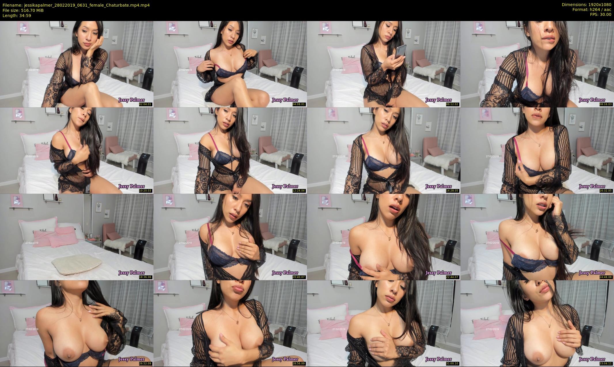 jessikapalmer — 35 minute Chaturbate female cam show recording, 1080p, Feb 28, 2019