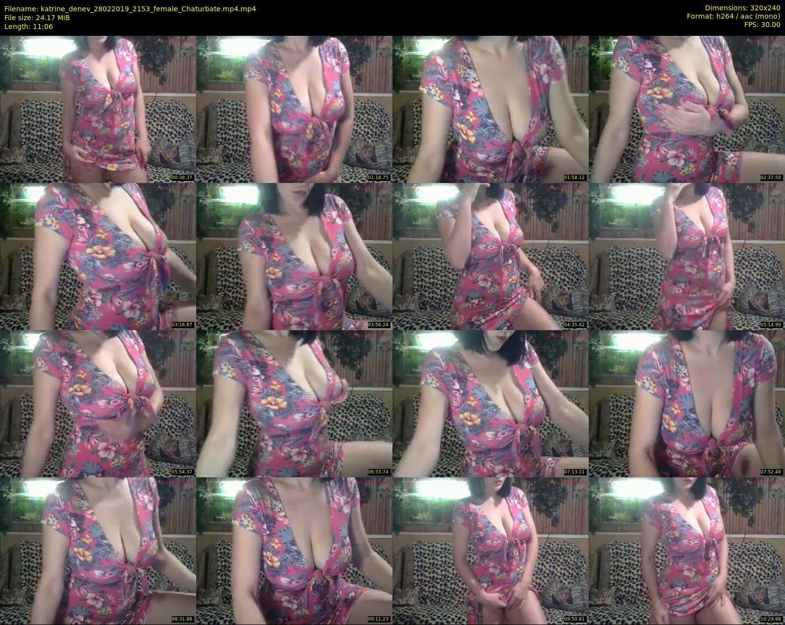 katrine_denev — 12 minute Chaturbate female cam show recording, SD, Feb 28, 2019