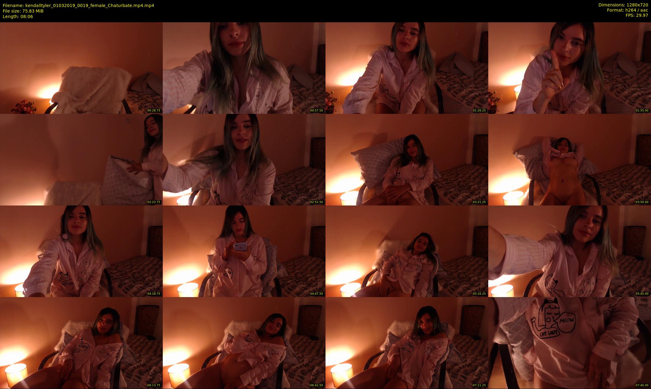 kendalltyler — 9 minute Chaturbate female cam show recording, 720p, Mar 1, 2019