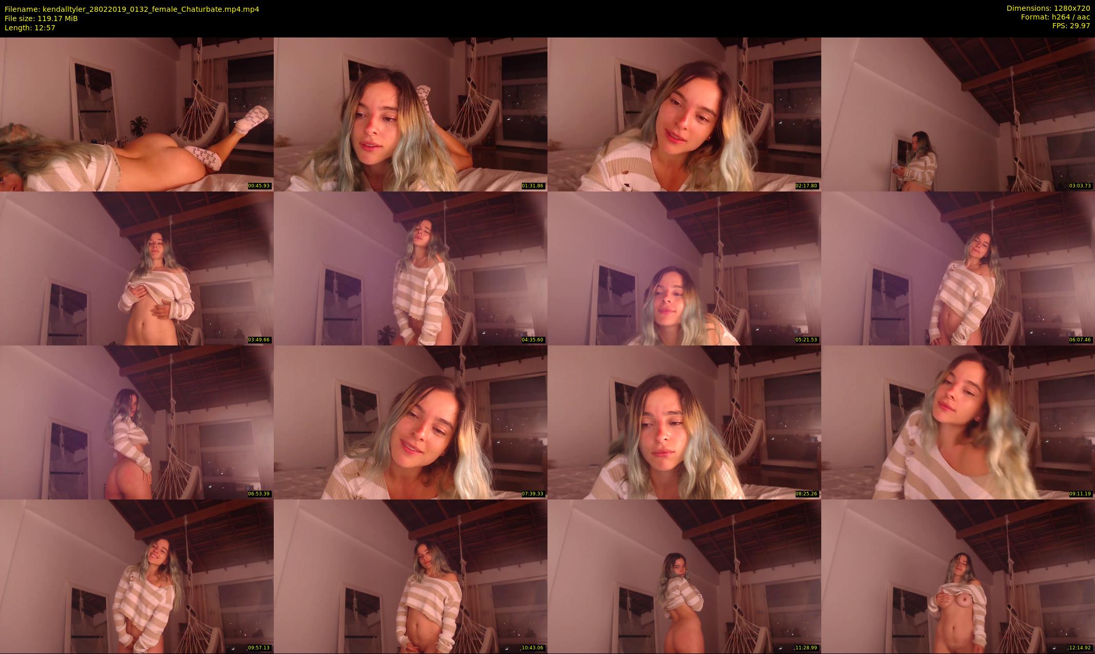 kendalltyler — 13 minute Chaturbate female cam show recording, 720p, Feb 28, 2019