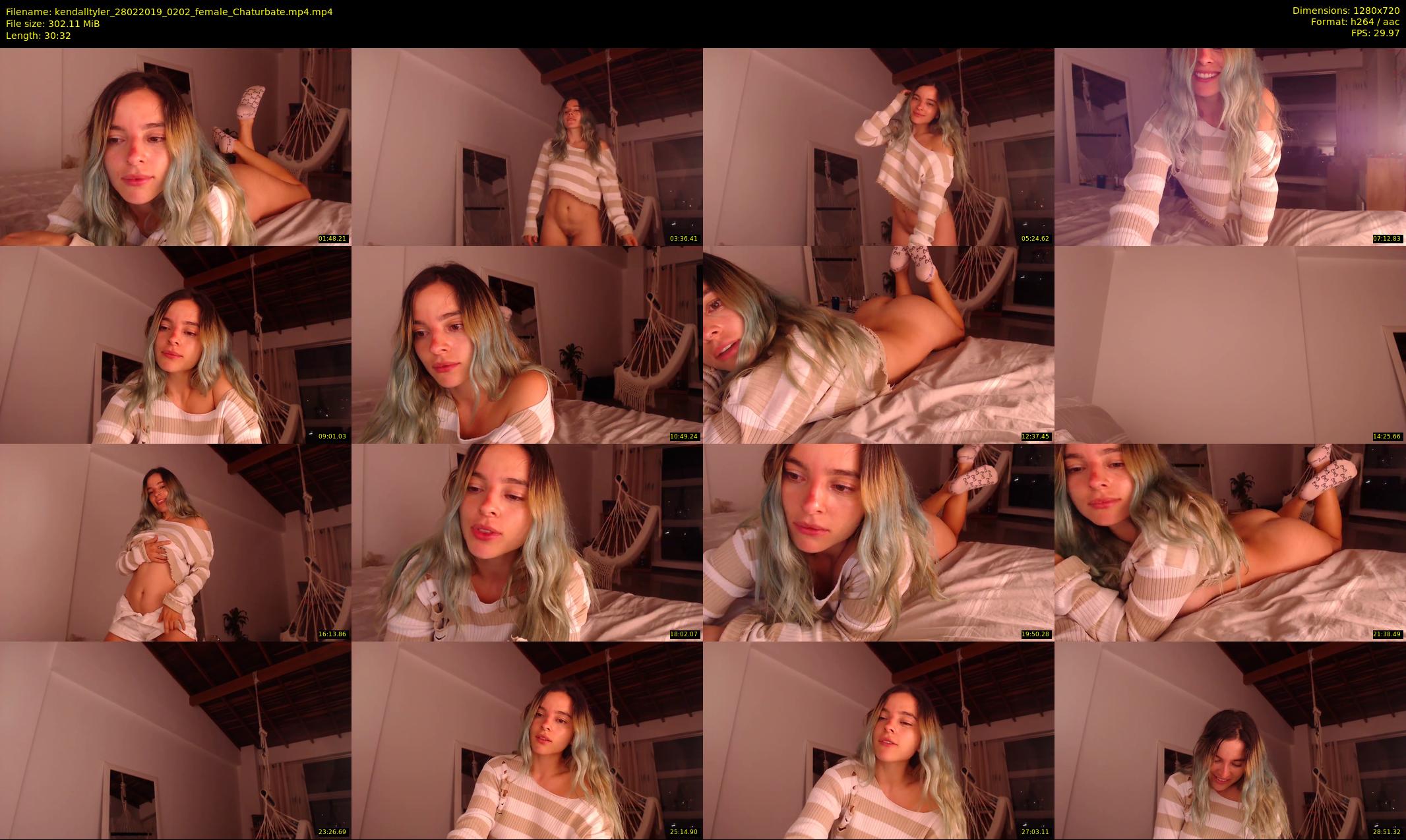 kendalltyler — 31 minute Chaturbate female cam show recording, 720p, Feb 28, 2019
