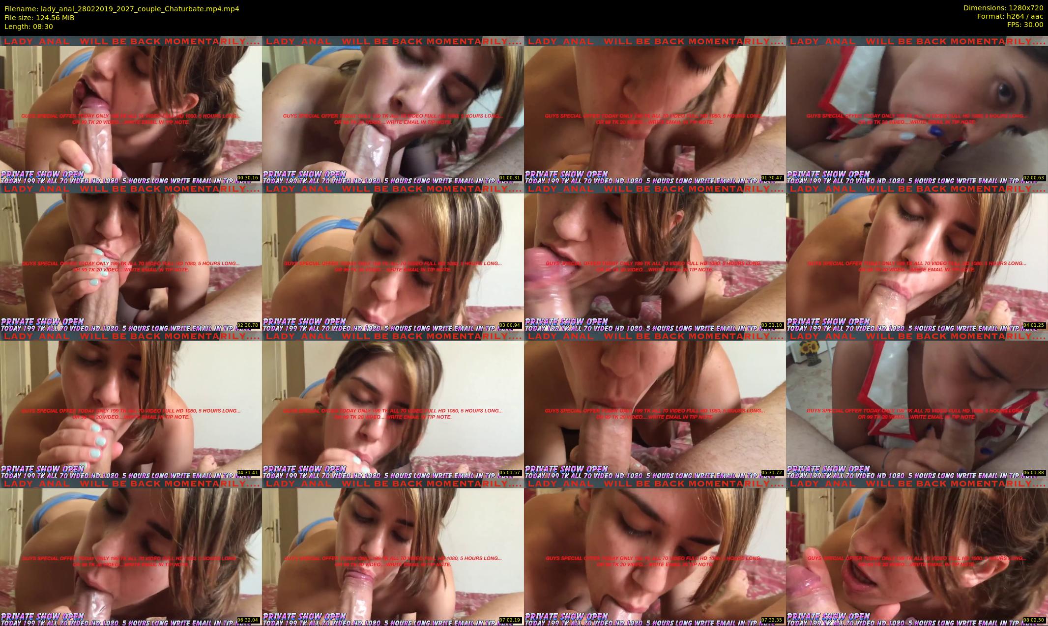lady_anal — 9 minute Chaturbate female cam show recording, 720p, Feb 28, 2019