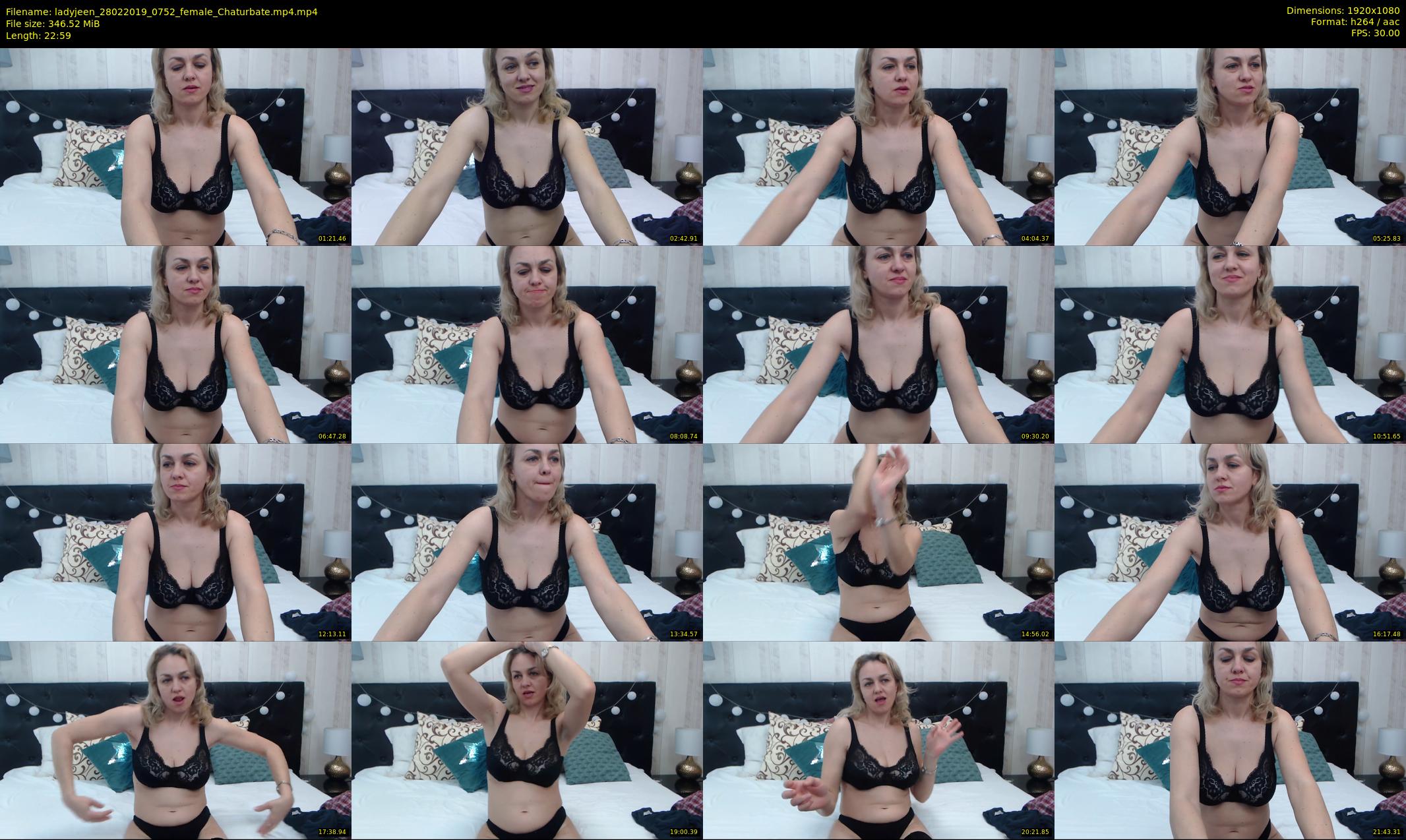 ladyjeen — 23 minute Chaturbate female cam show recording, 1080p, Feb 28, 2019