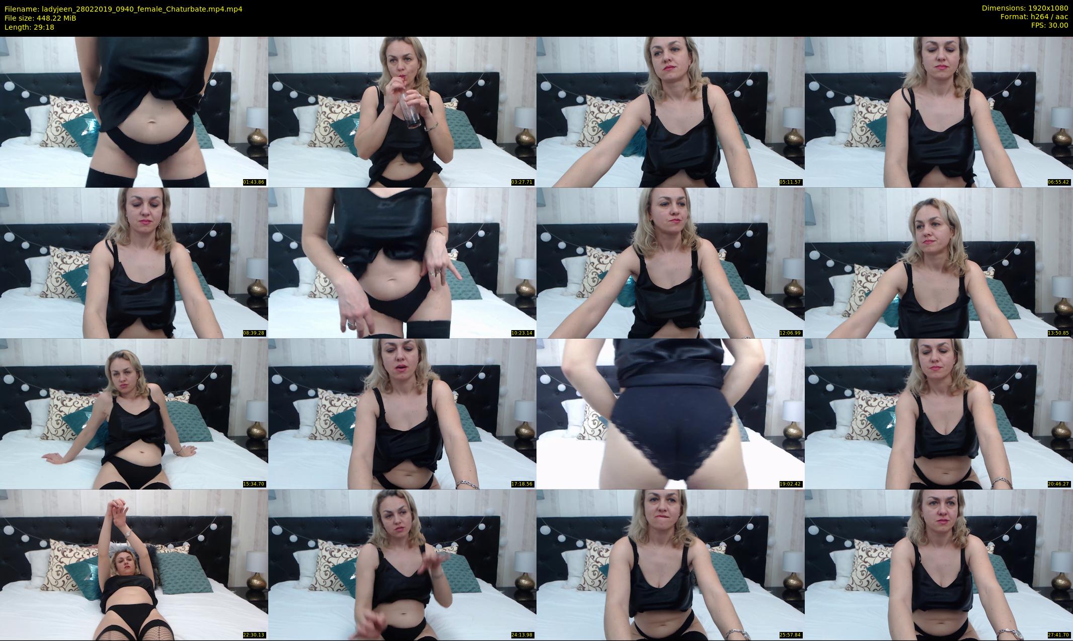 ladyjeen — 30 minute Chaturbate female cam show recording, 1080p, Feb 28, 2019