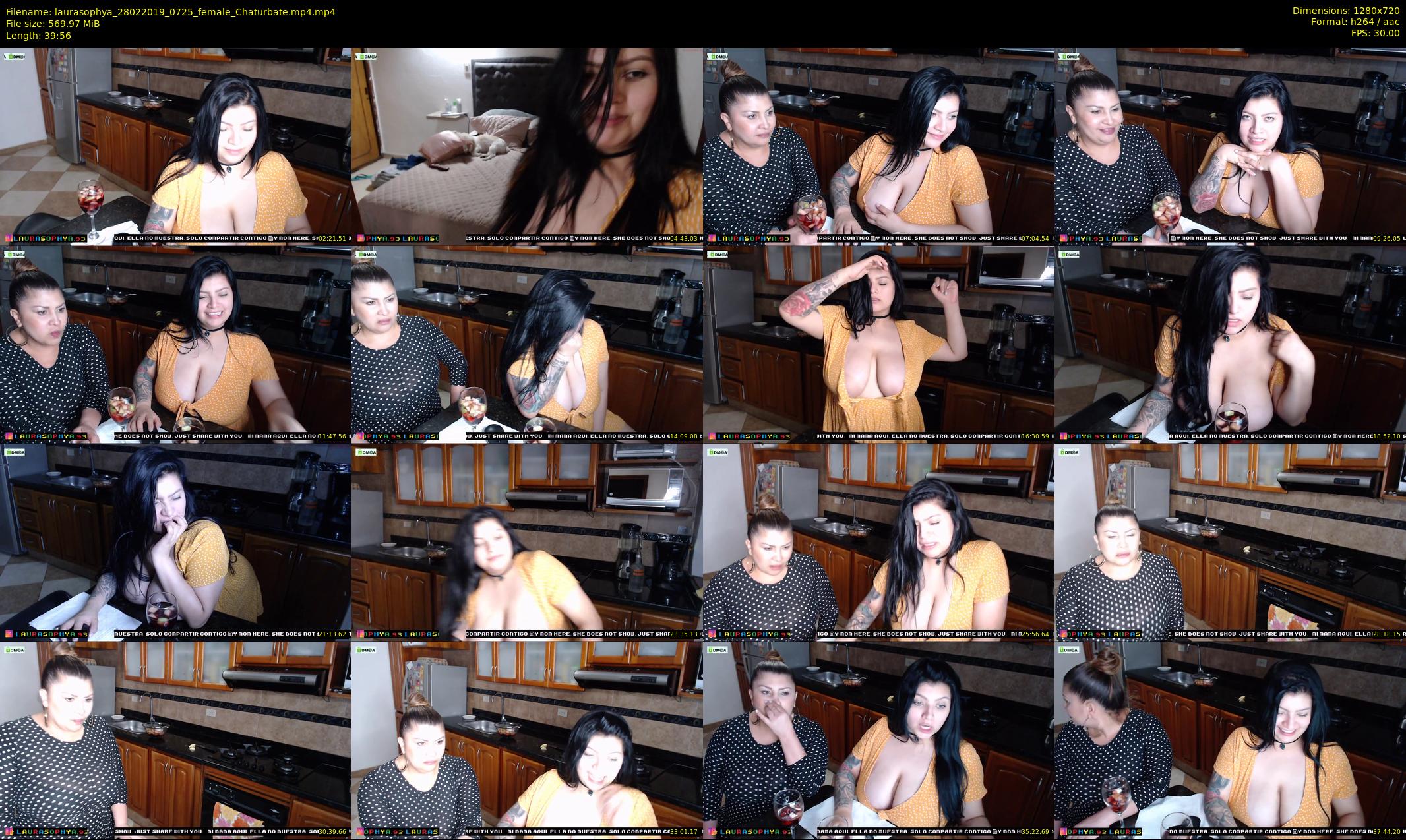 laurasophya — 40 minute Chaturbate female cam show recording, 720p, Feb 28, 2019
