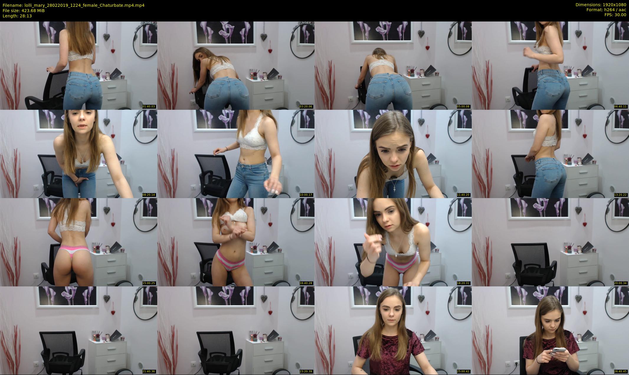 lolli_mary — 29 minute Chaturbate female cam show recording, 1080p, Feb 28, 2019
