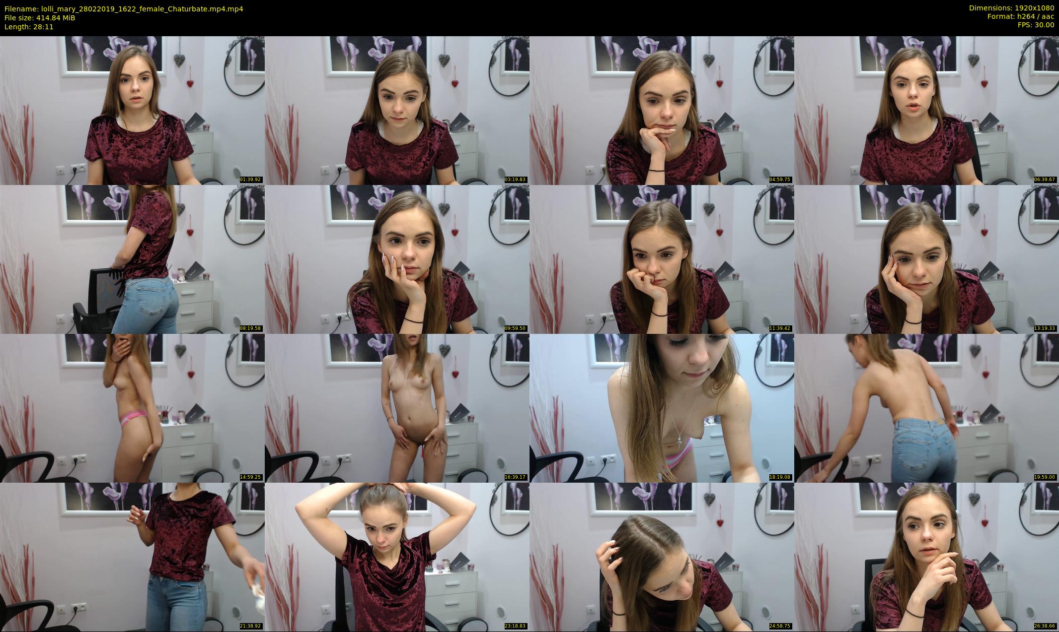 lolli_mary — 29 minute Chaturbate female cam show recording, 1080p, Feb 28, 2019