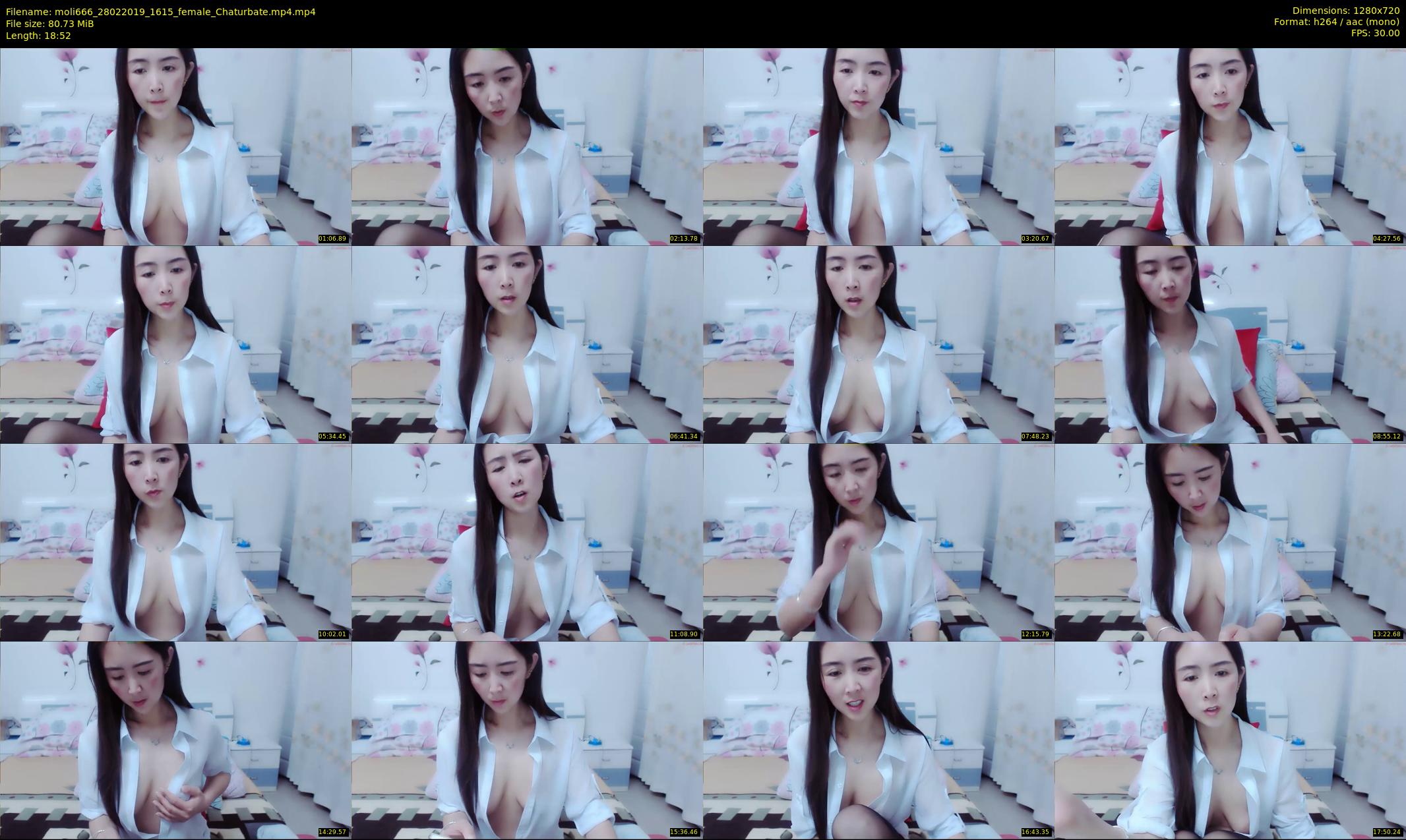 moli666 — 19 minute Chaturbate female cam show recording, 720p, Feb 28, 2019