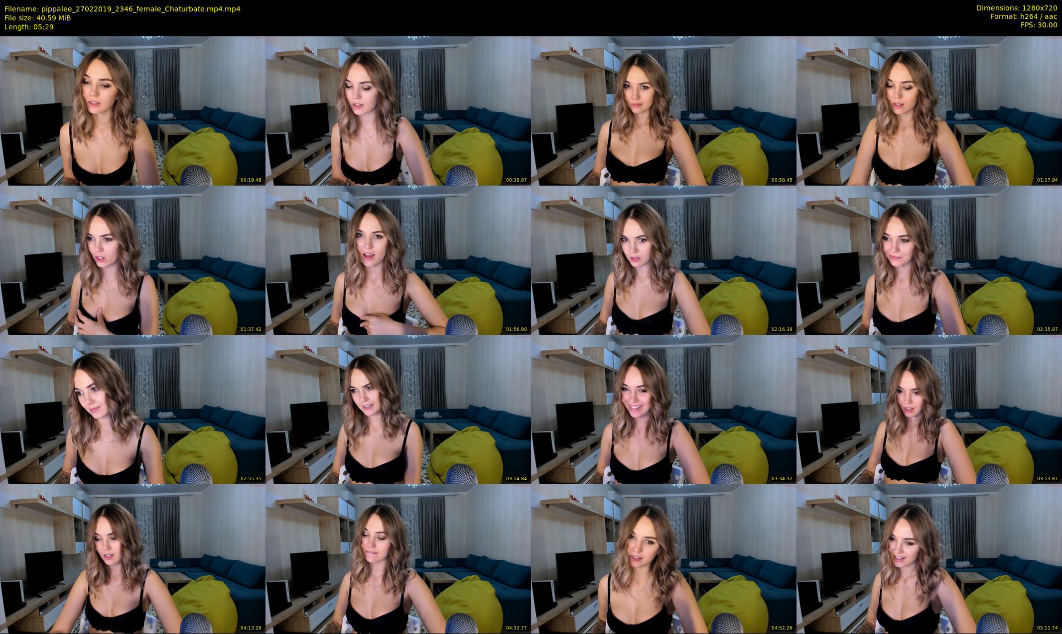 pippalee — 6 minute Chaturbate female cam show recording, 720p, Feb 27, 2019