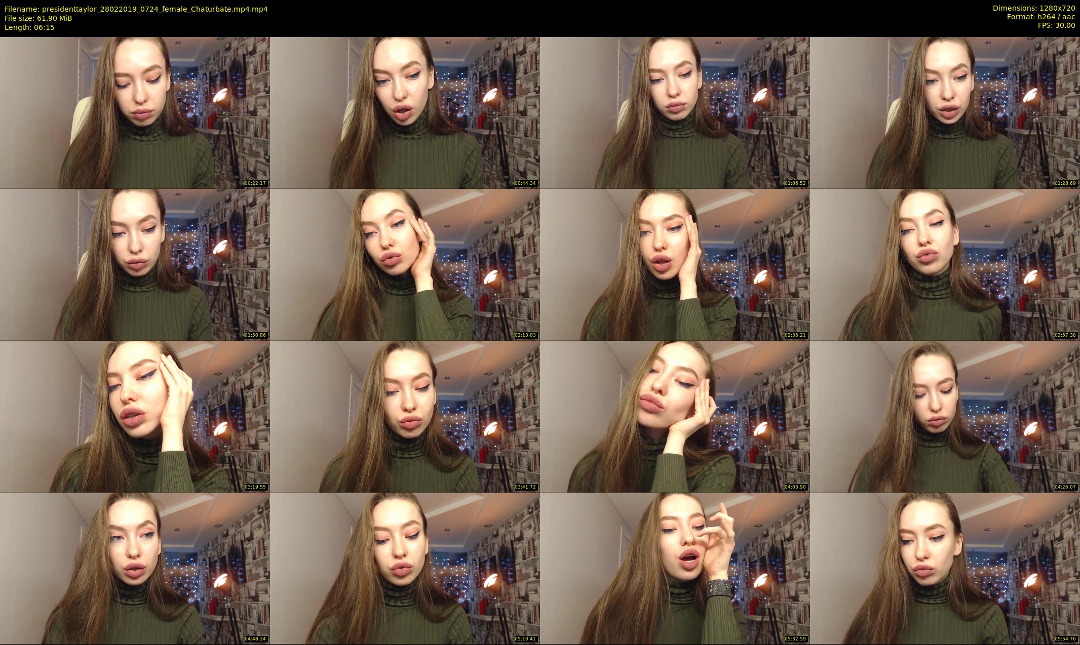 presidenttaylor — 7 minute Chaturbate female cam show recording, 720p, Feb 28, 2019