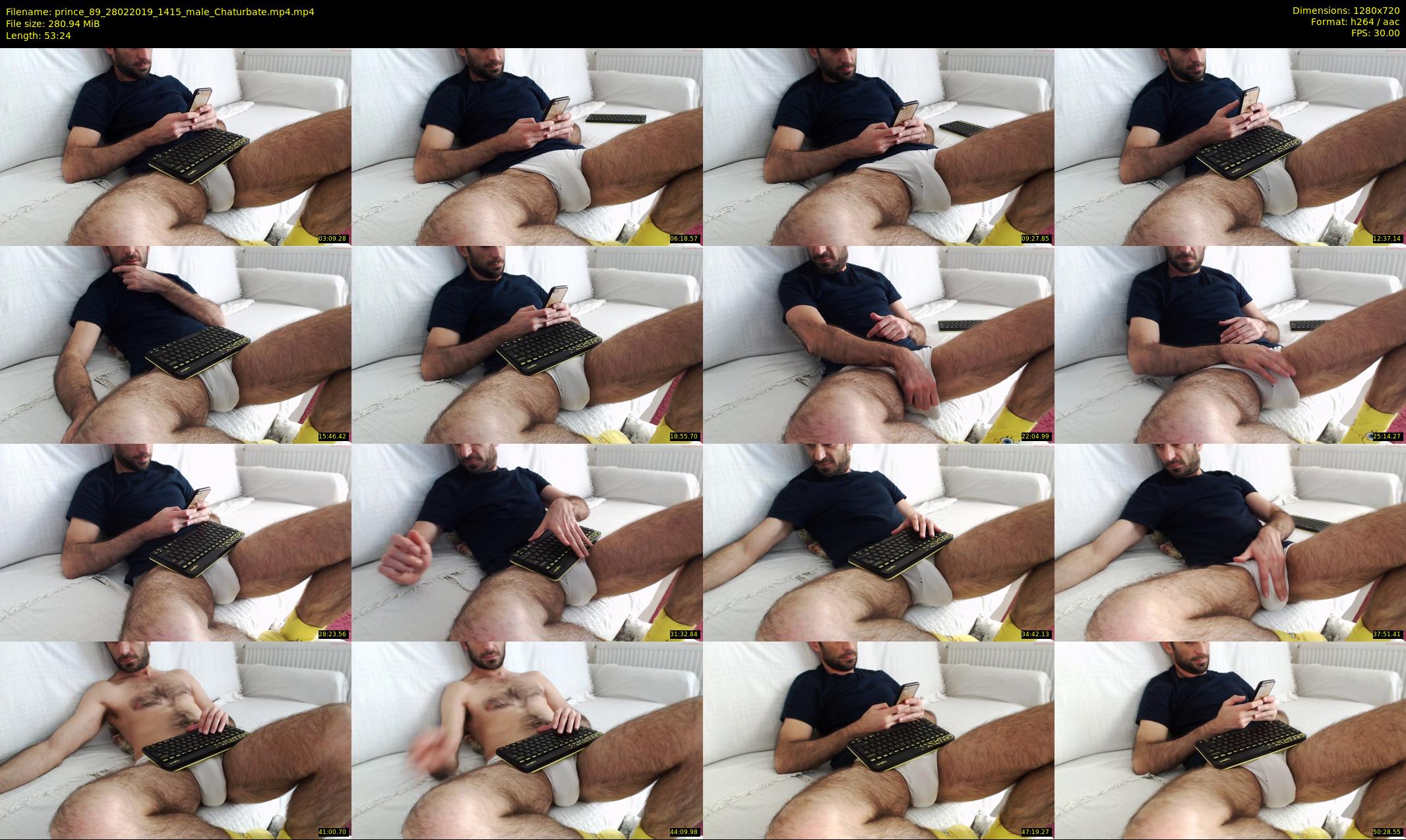 prince_89 — 54 minute Chaturbate male cam show recording, 720p, Feb 28, 2019