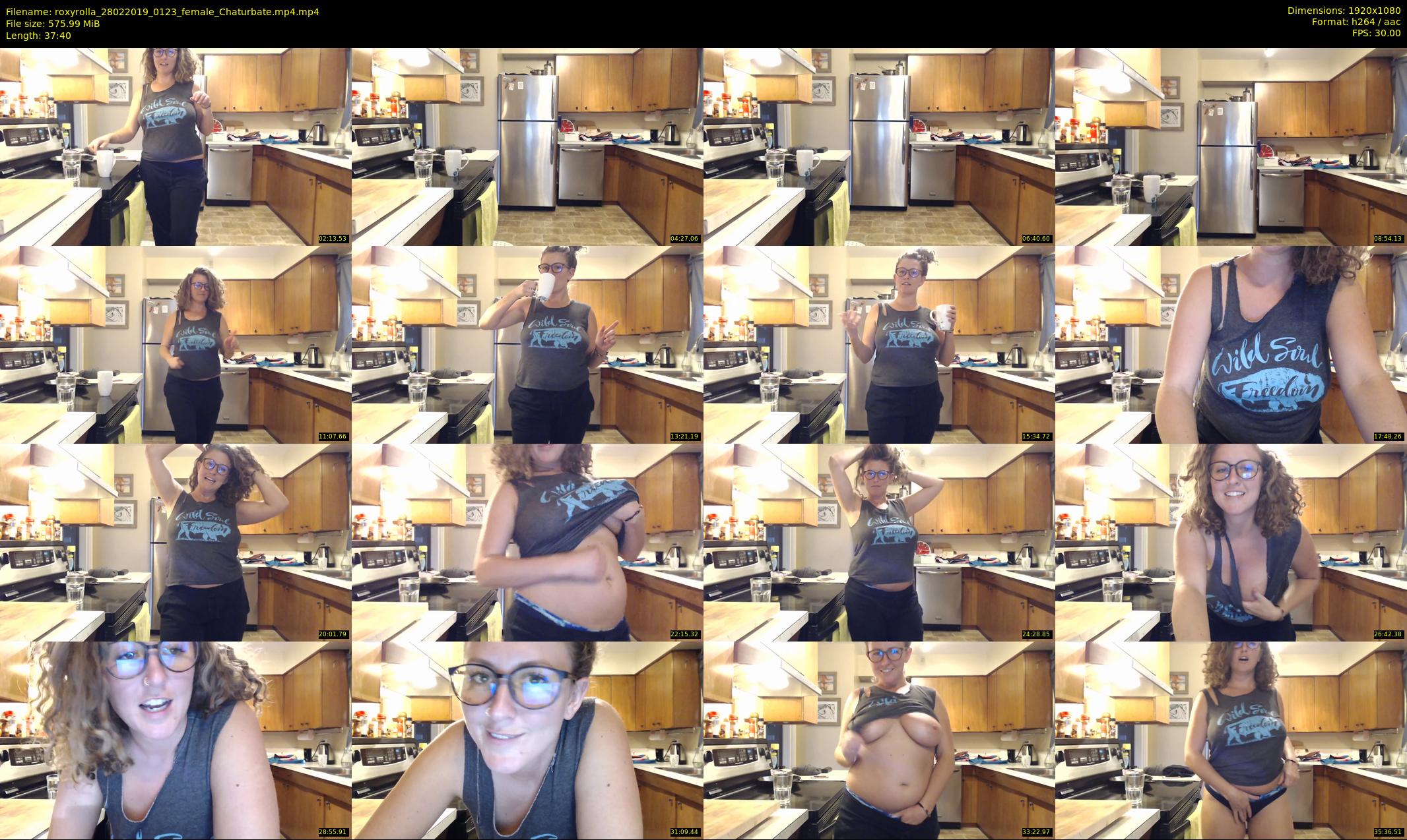 roxyrolla — 38 minute Chaturbate female cam show recording, 1080p, Feb 28, 2019