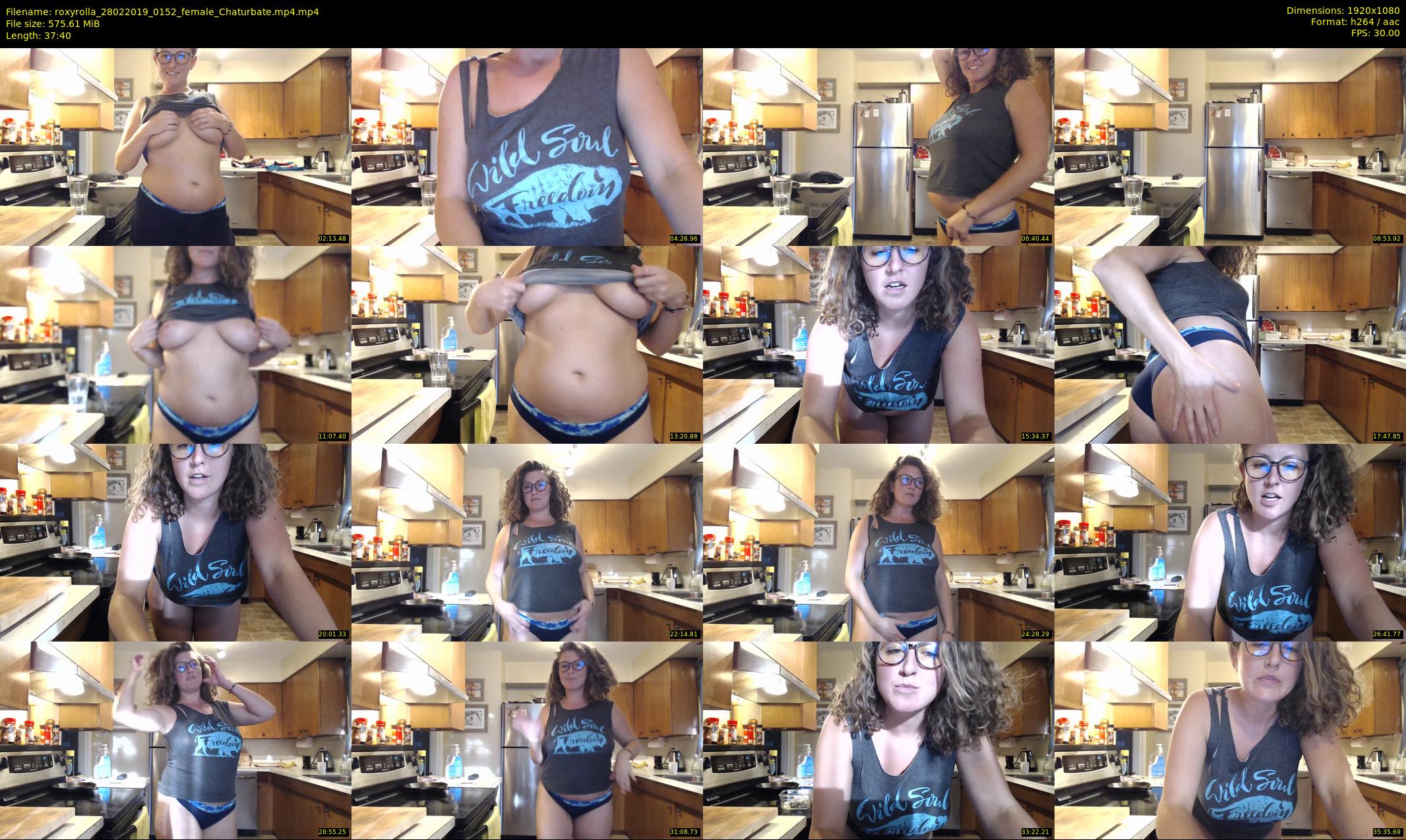 roxyrolla — 38 minute Chaturbate female cam show recording, 1080p, Feb 28, 2019