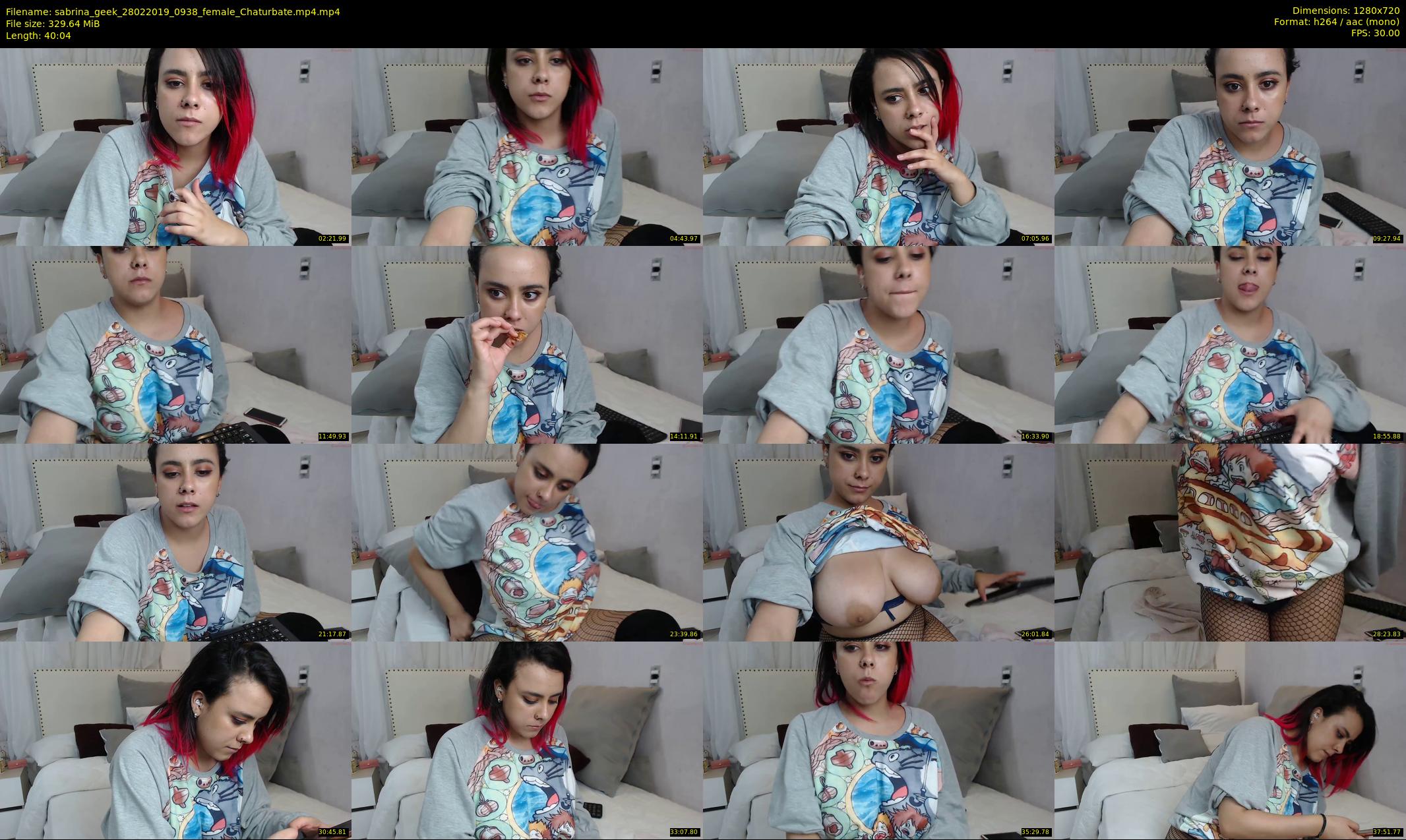sabrina_geek — 41 minute Chaturbate female cam show recording, 720p, Feb 28, 2019