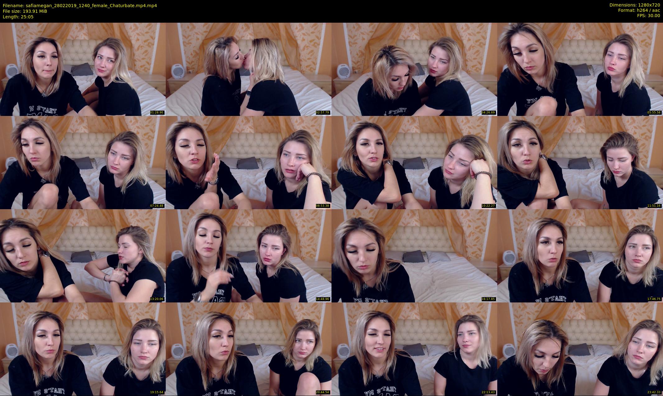 safiamegan — 26 minute Chaturbate couple cam show recording, 720p, Feb 28, 2019