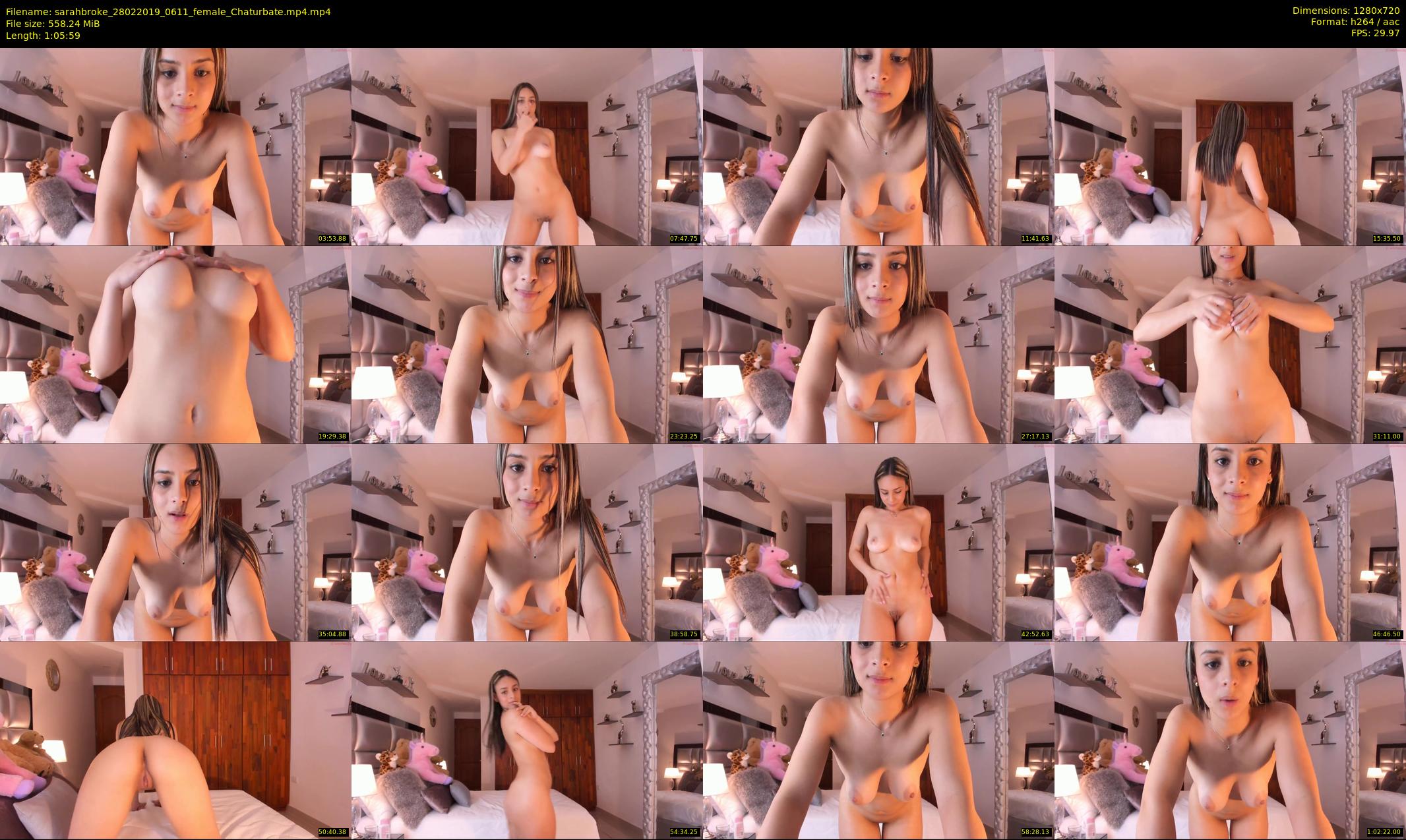 sarahbroke — 66 minute Chaturbate female cam show recording, 720p, Feb 28, 2019