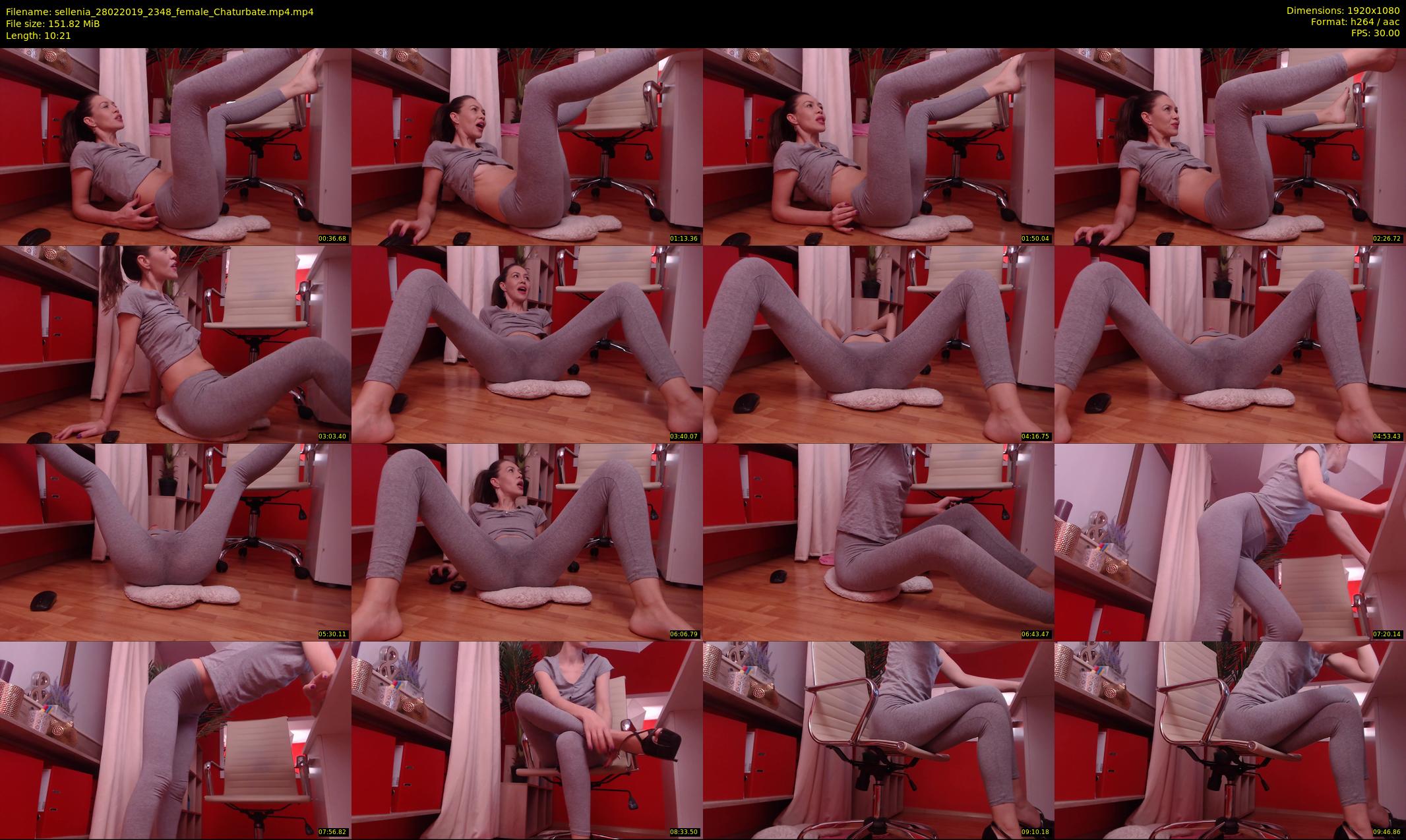 sellenia — 11 minute Chaturbate female cam show recording, 1080p, Feb 28, 2019