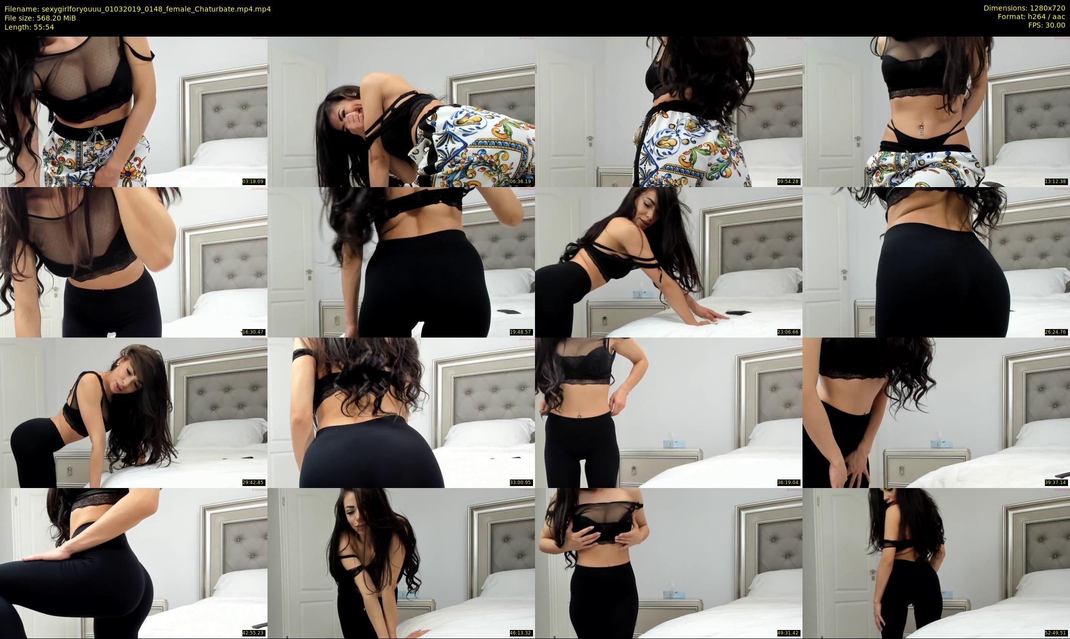sexygirlforyouuu — 56 minute Chaturbate female cam show recording, 720p, Mar 1, 2019