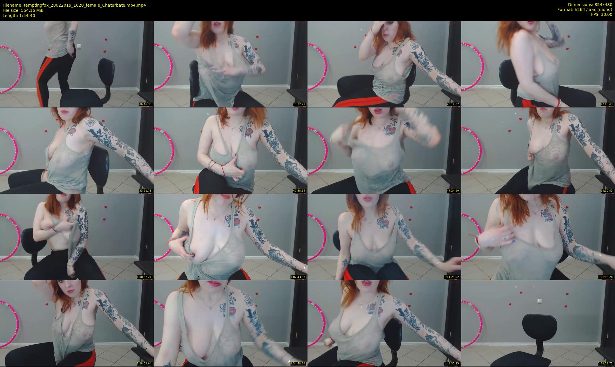temptingfox — 115 minute Chaturbate female cam show recording, 480p, Feb 28, 2019