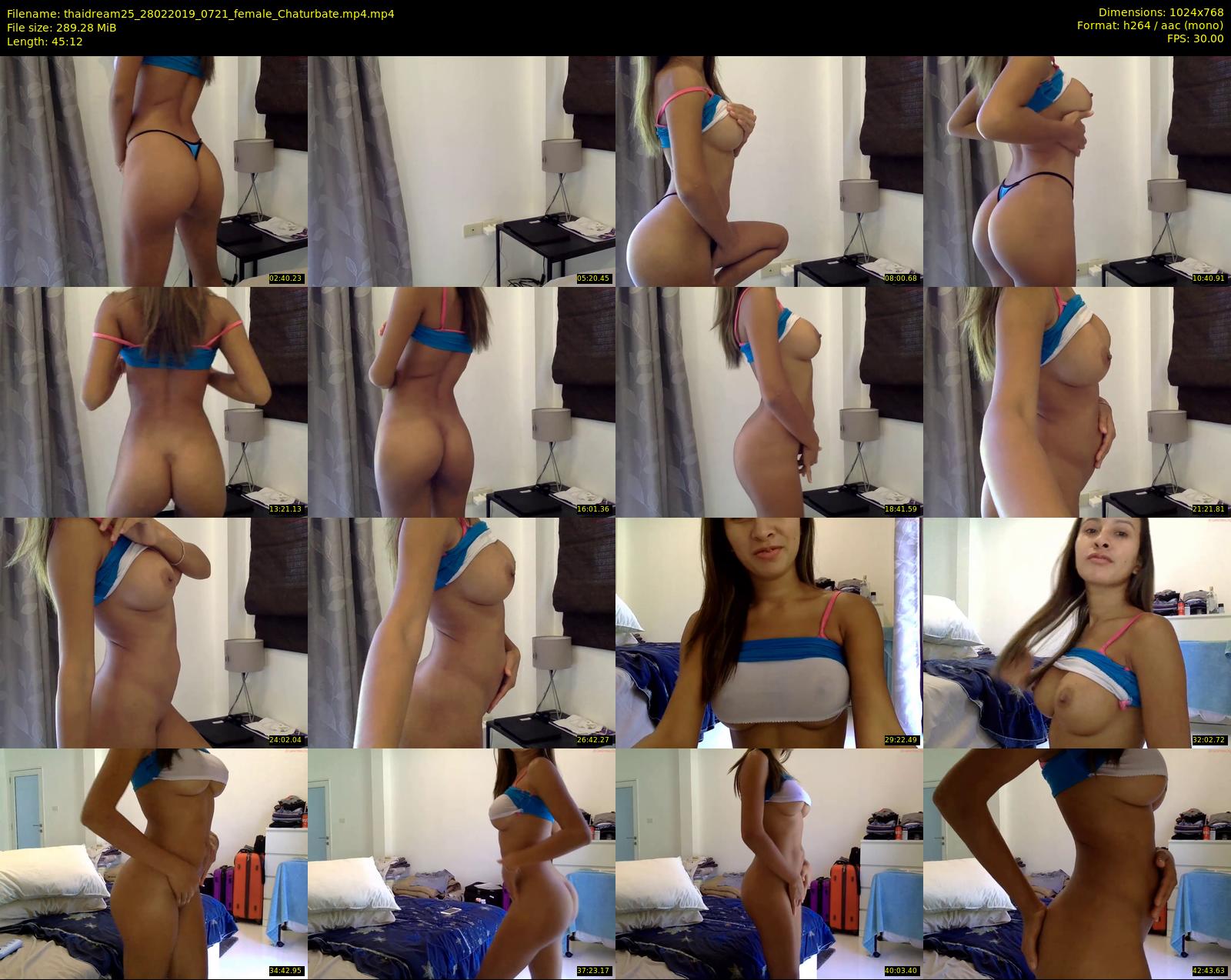 thaidream25 — 46 minute Chaturbate female cam show recording, 720p, Feb 28, 2019