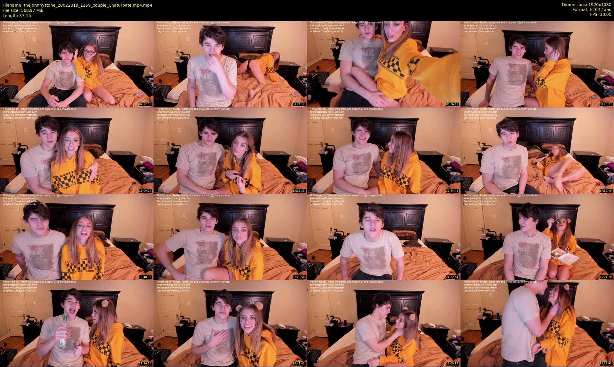 thejohnnystone — 38 minute Chaturbate male cam show recording, 1080p, Feb 28, 2019