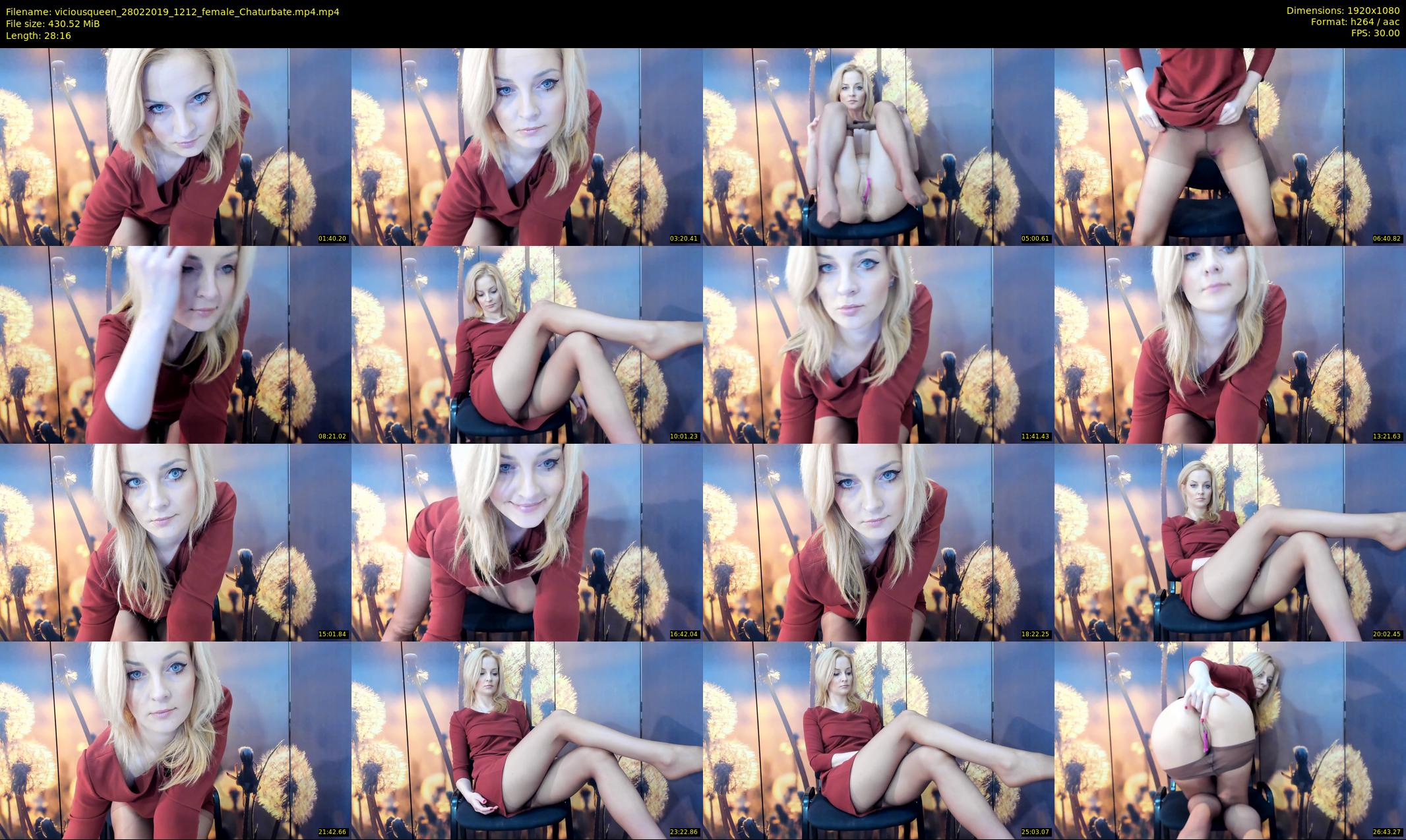 viciousqueen — 29 minute Chaturbate female cam show recording, 1080p, Feb 28, 2019