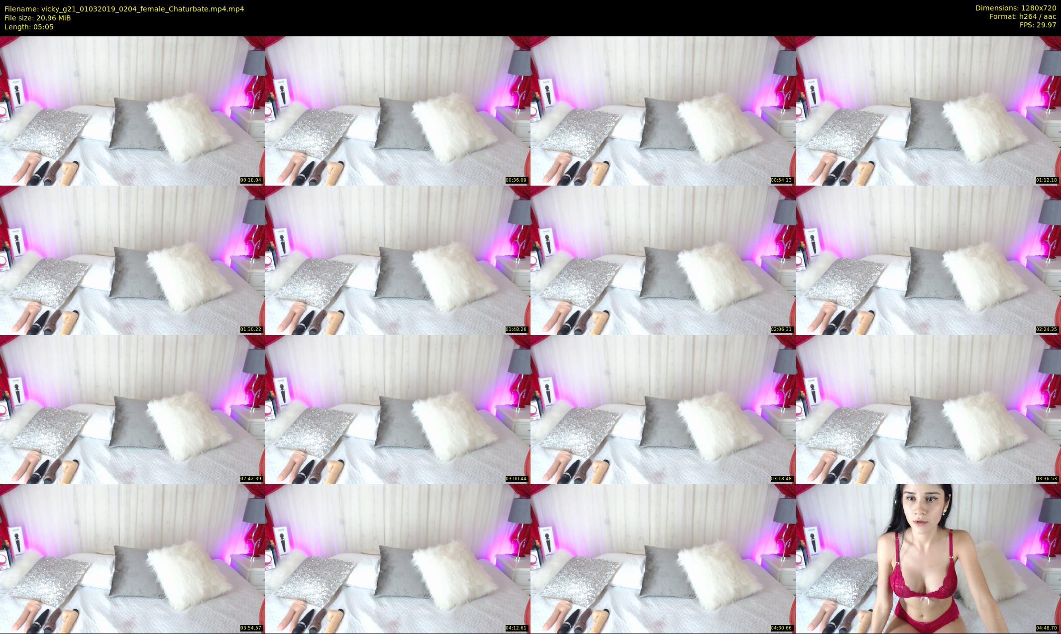 vicky_g21 — 6 minute Chaturbate female cam show recording, 720p, Mar 1, 2019