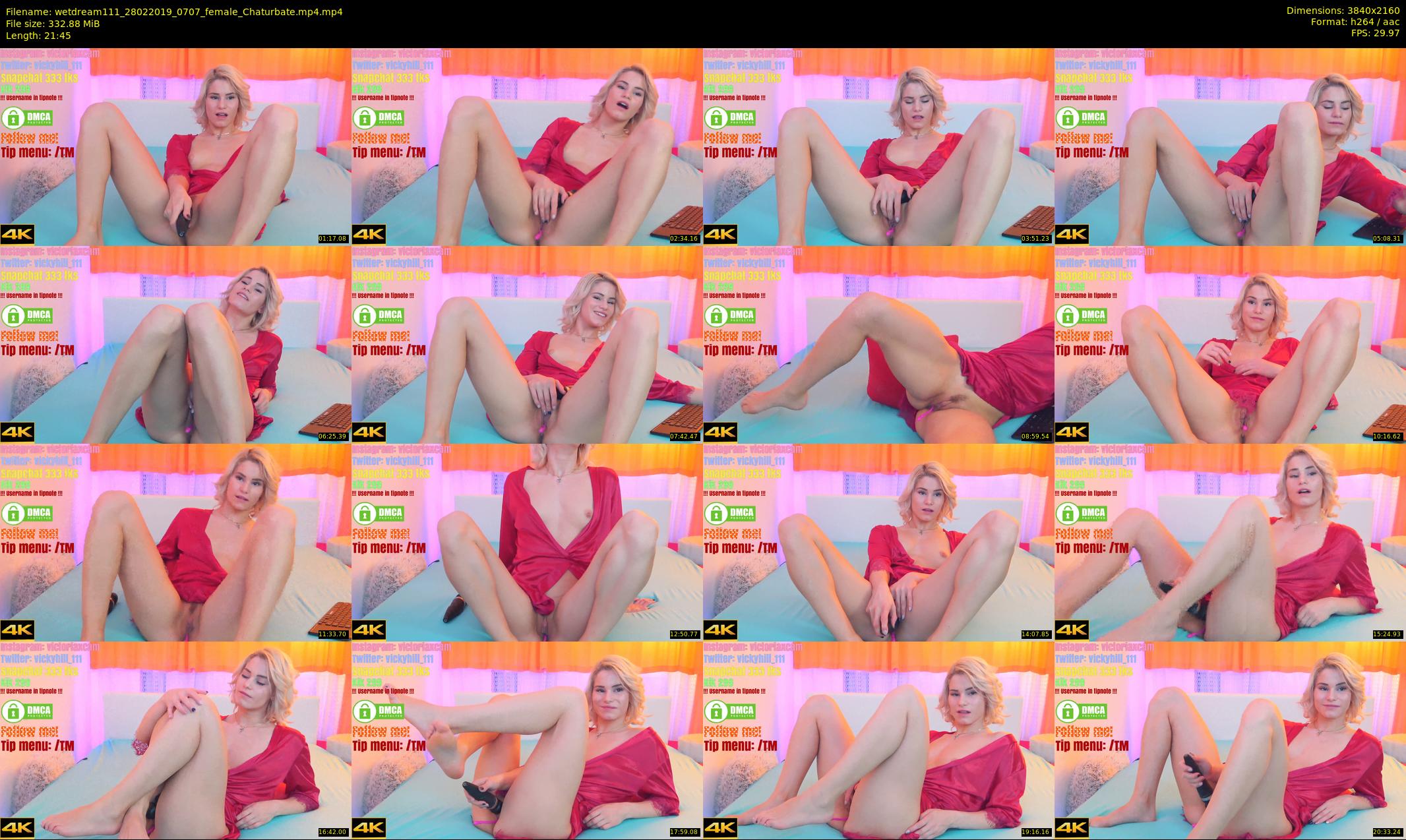 wetdream111 — 22 minute Chaturbate couple cam show recording, 4K, Feb 28, 2019