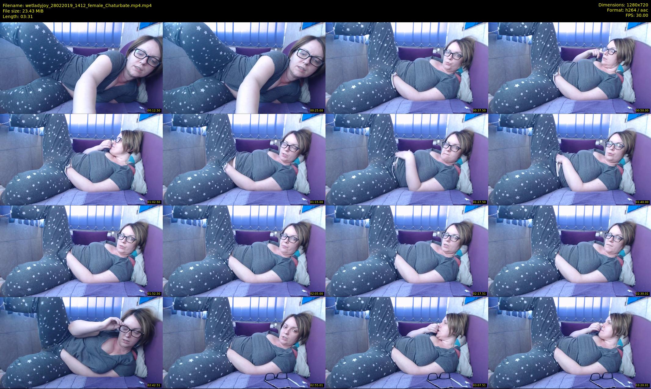 wetladyjoy — 4 minute Chaturbate female cam show recording, 720p, Feb 28, 2019