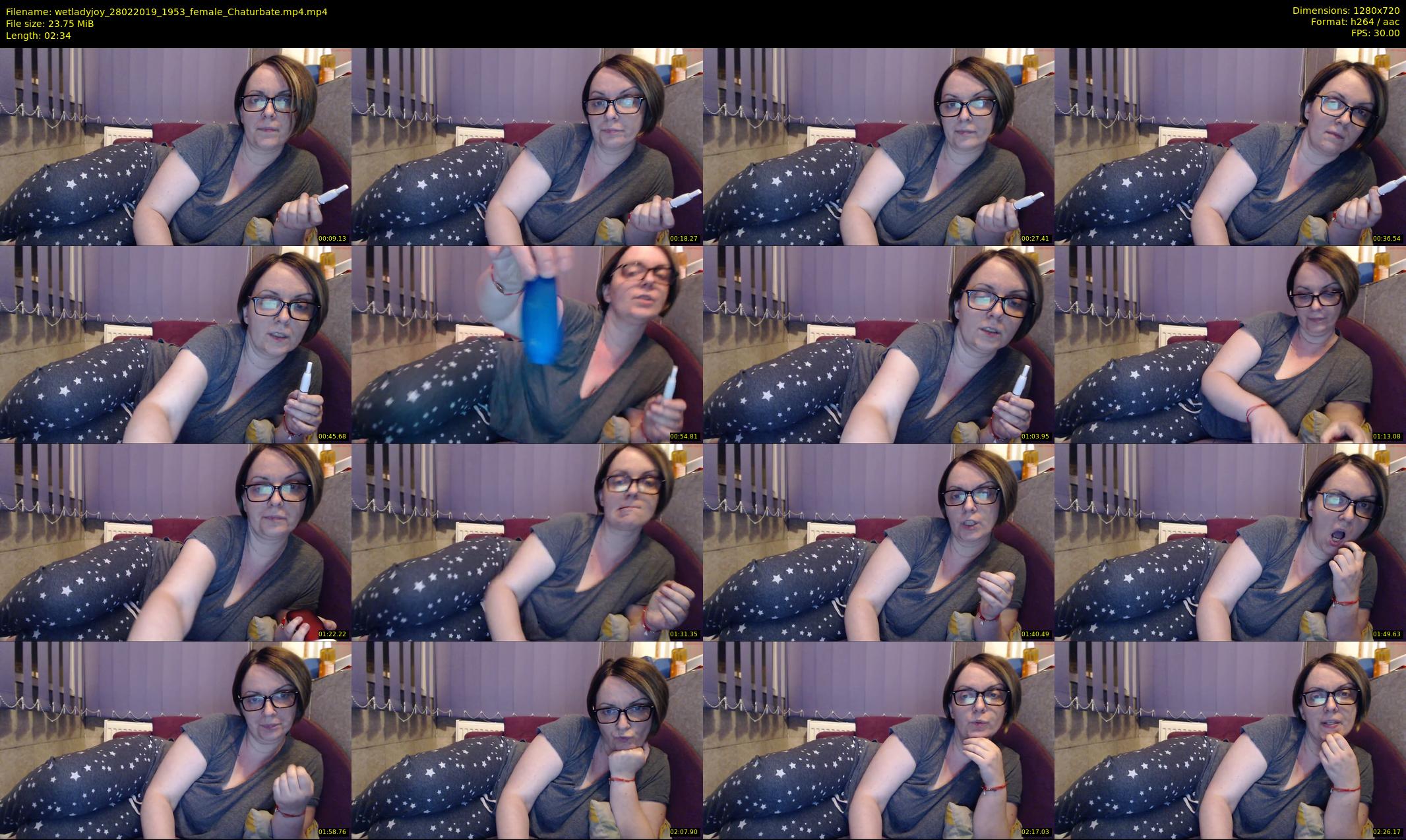 wetladyjoy — 3 minute Chaturbate female cam show recording, 720p, Feb 28, 2019