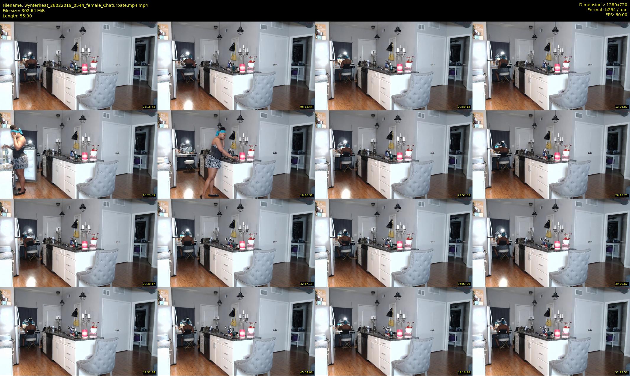 wynterheat — 56 minute Chaturbate female cam show recording, 720p, Feb 28, 2019