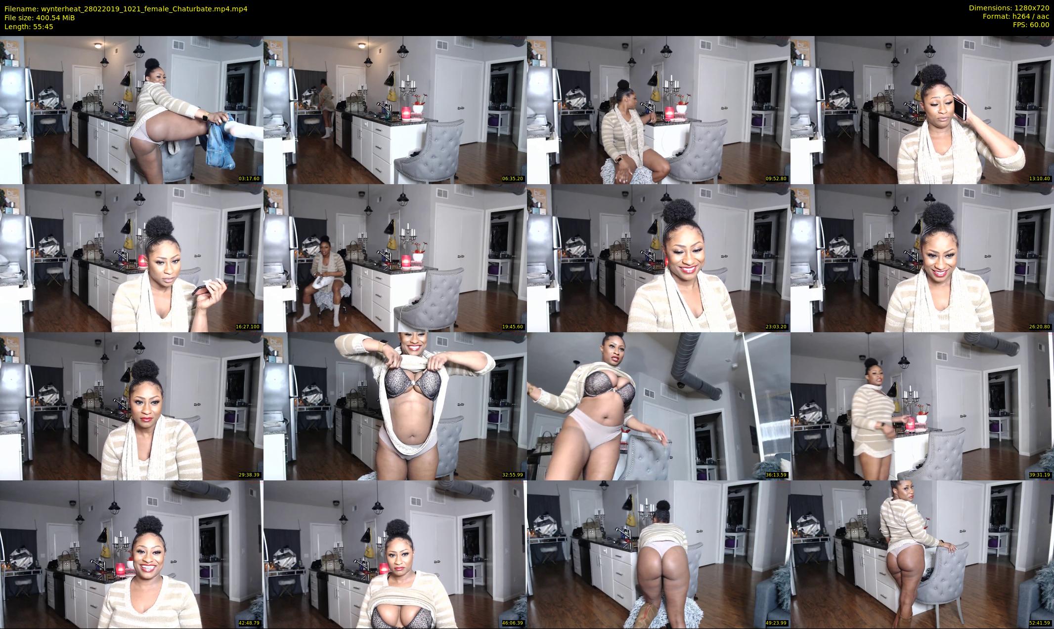 wynterheat — 56 minute Chaturbate female cam show recording, 720p, Feb 28, 2019