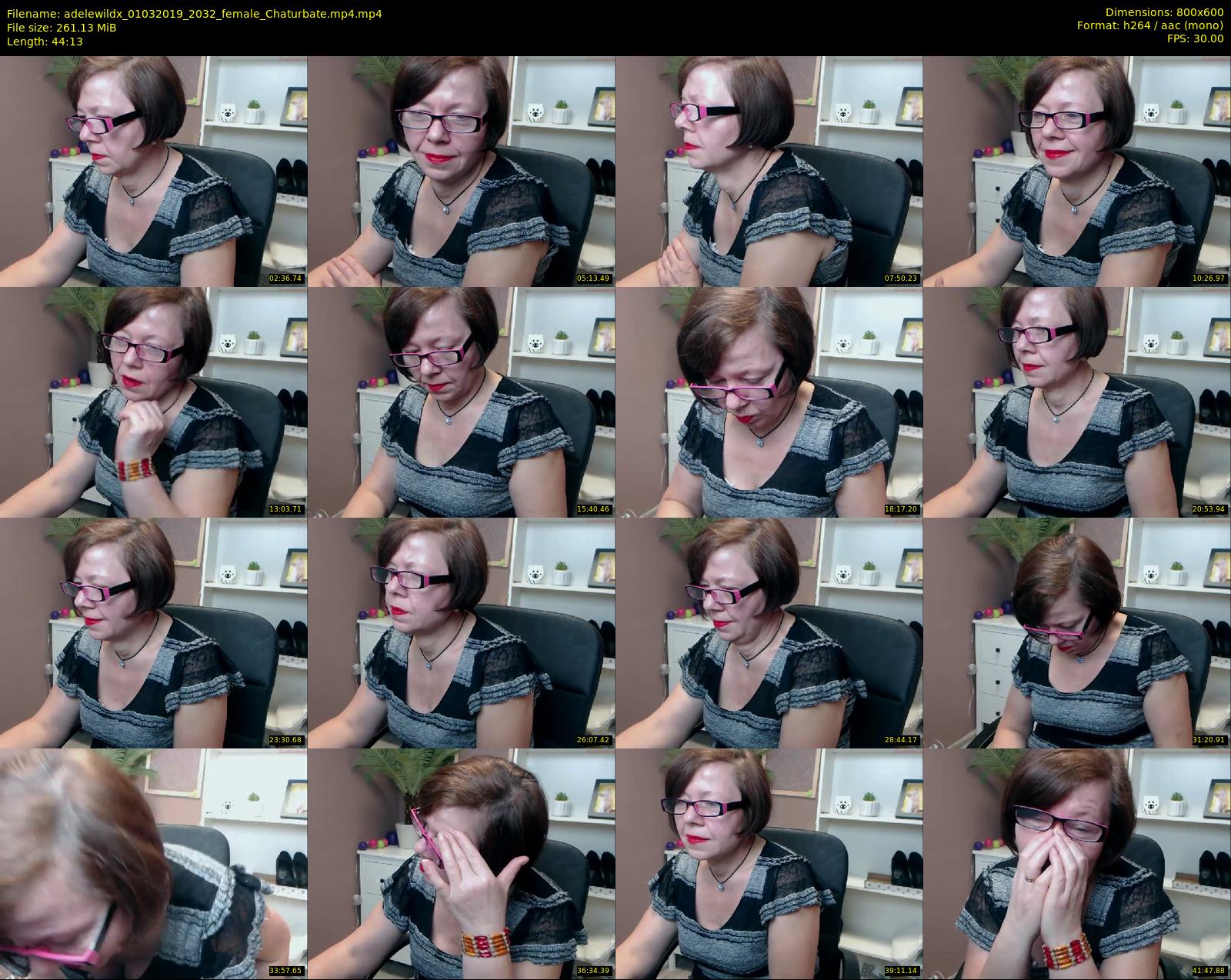adelewildx — 45 minute Chaturbate female cam show recording, 480p, Mar 1, 2019