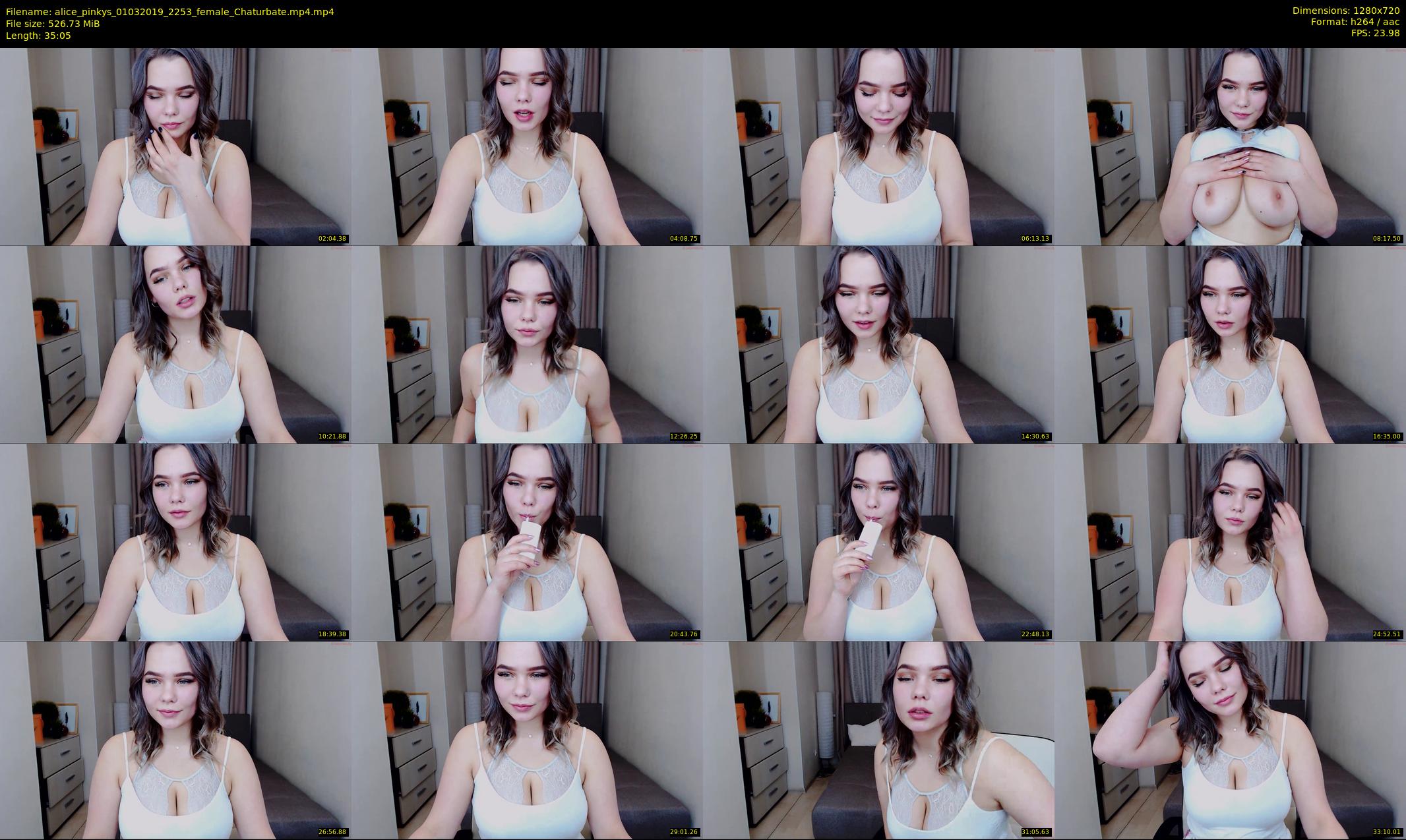 alice_pinkys — 36 minute Chaturbate female cam show recording, 720p, Mar 1, 2019