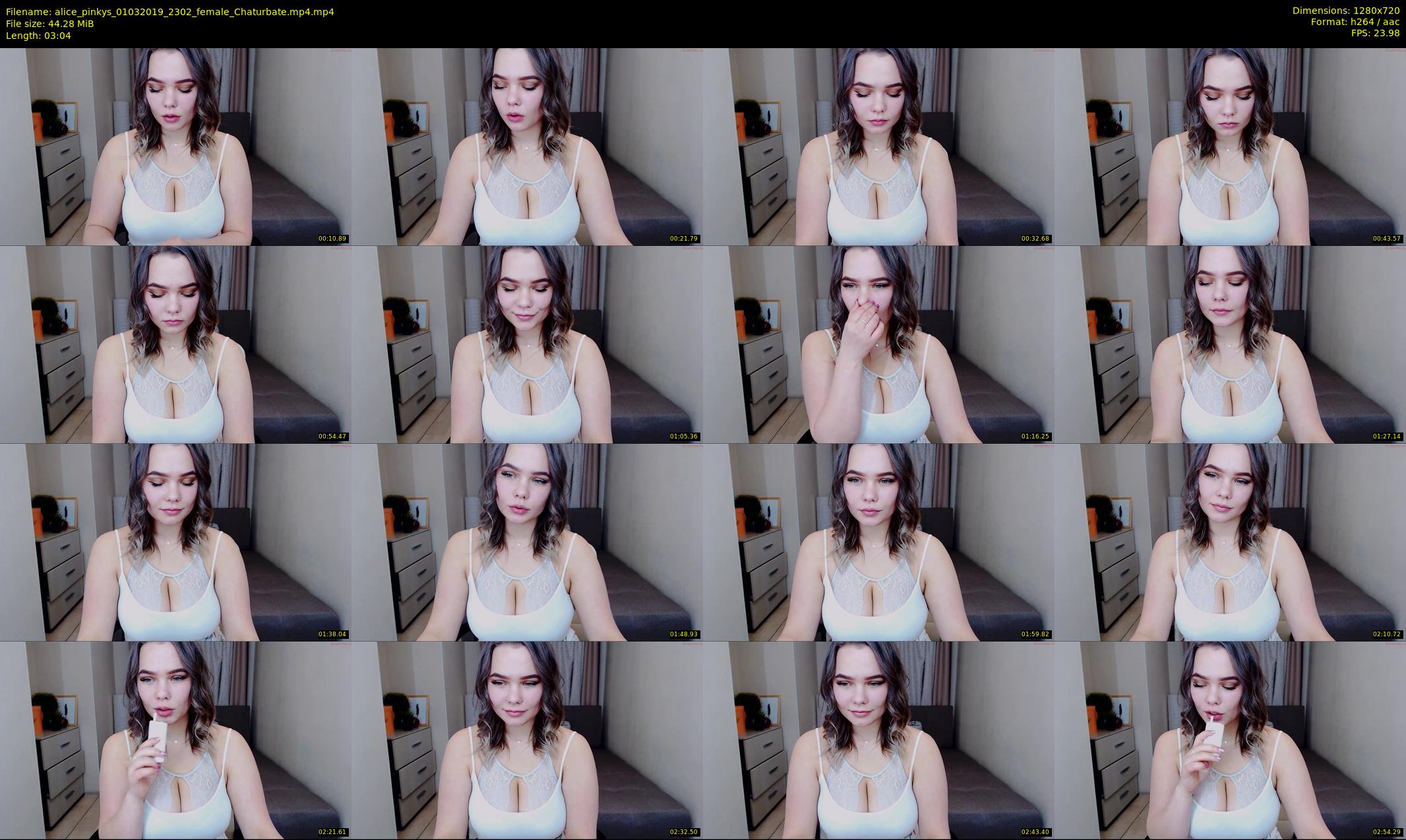 alice_pinkys — 4 minute Chaturbate female cam show recording, 720p, Mar 1, 2019