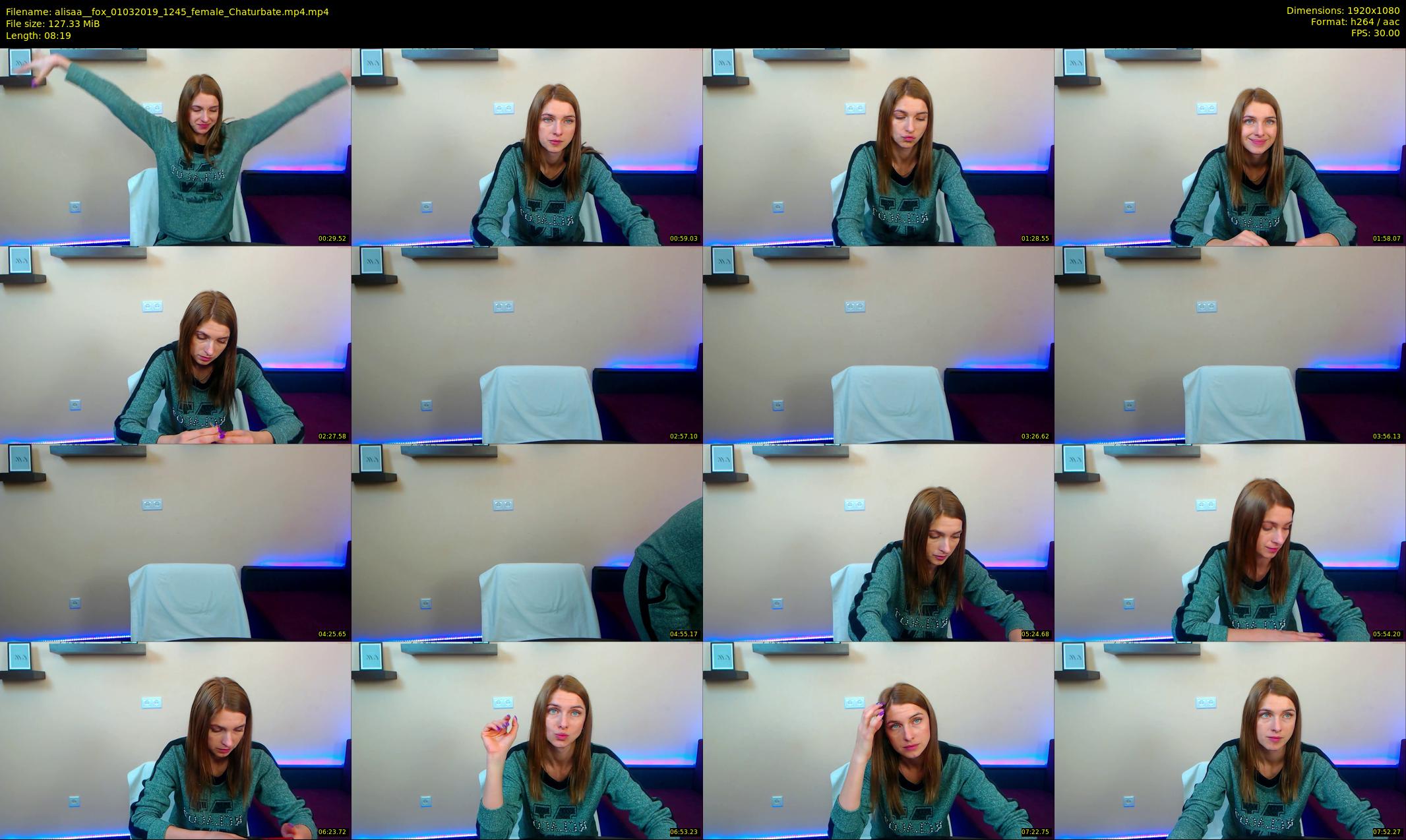 alisaa__fox — 9 minute Chaturbate female cam show recording, 1080p, Mar 1, 2019