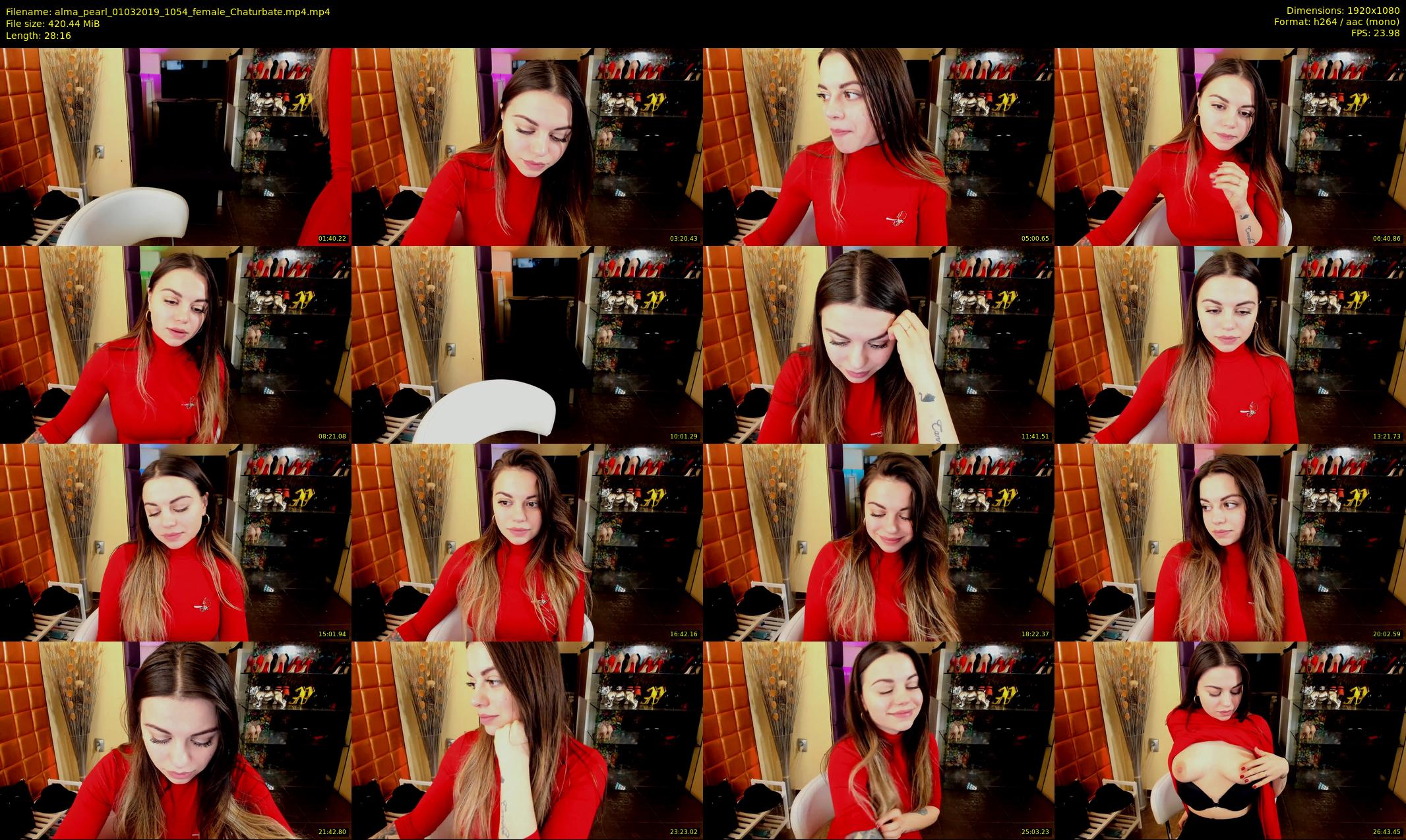 alma_pearl — 29 minute Chaturbate female cam show recording, 1080p, Mar 1, 2019
