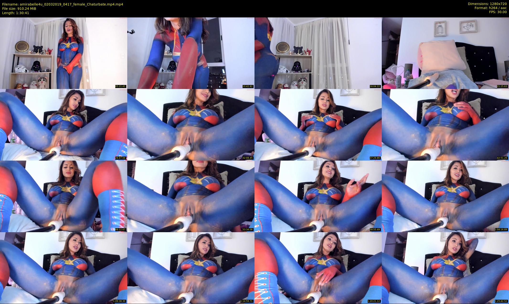 amirabelle4u — 91 minute Chaturbate female cam show recording, 720p, Mar 2, 2019