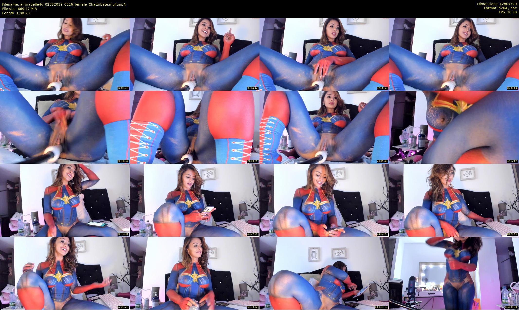 amirabelle4u — 69 minute Chaturbate female cam show recording, 720p, Mar 2, 2019