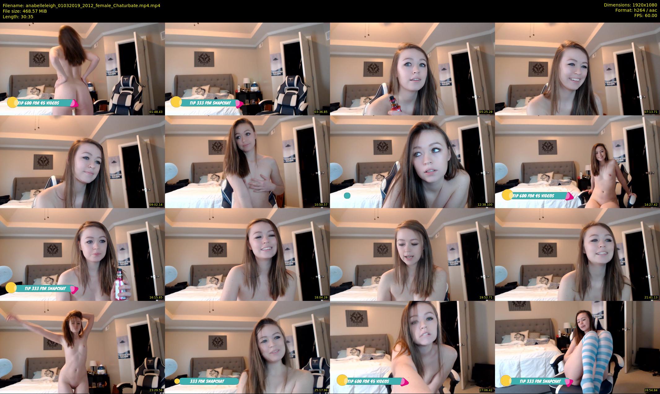 anabelleleigh — 31 minute Chaturbate female cam show recording, 1080p, Mar 1, 2019