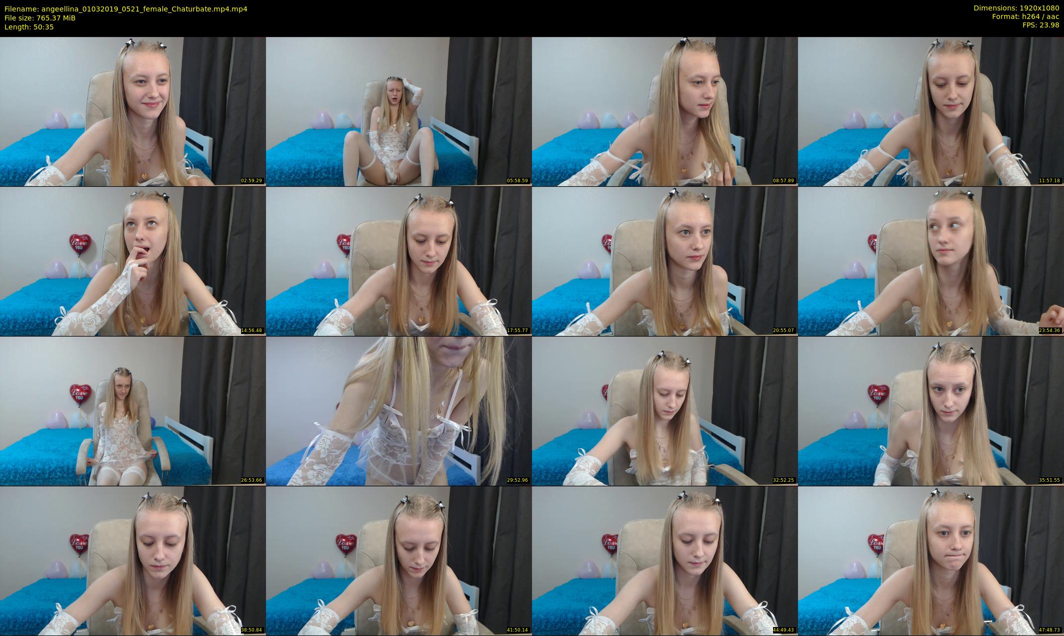 angeellina — 51 minute Chaturbate female cam show recording, 1080p, Mar 1, 2019