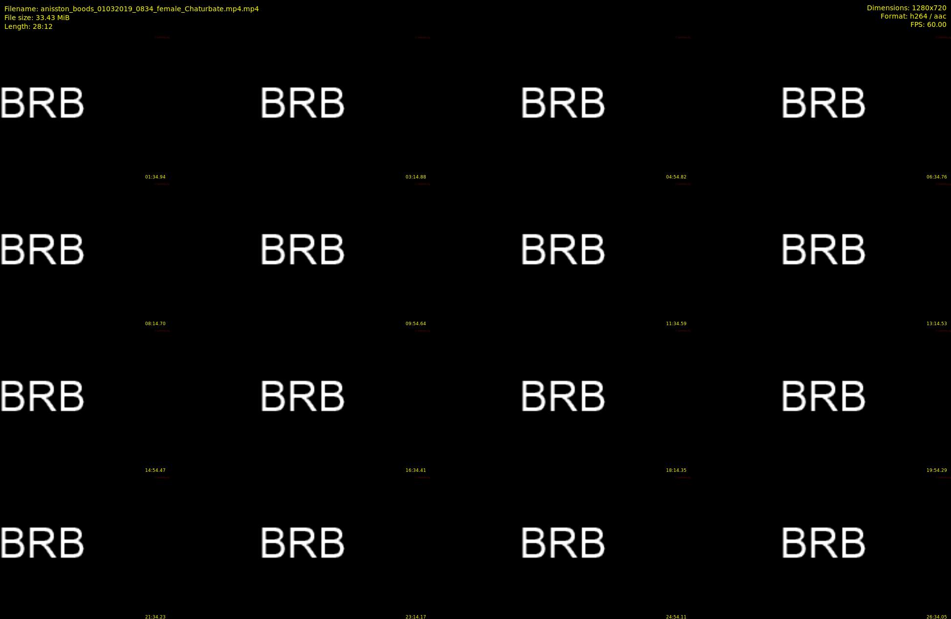anisston_boods — 29 minute Chaturbate female cam show recording, 720p, Mar 1, 2019