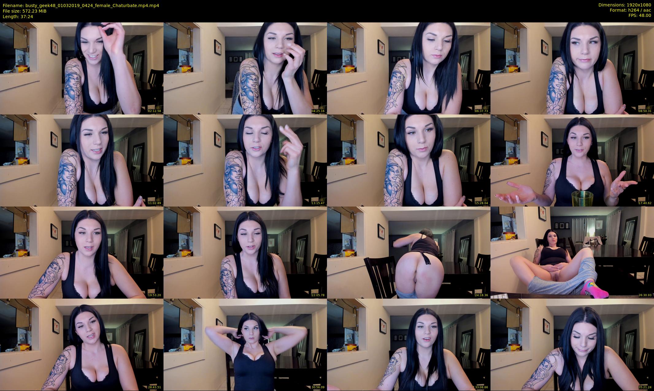 busty_geek48 — 38 minute Chaturbate female cam show recording, 1080p, Mar 1, 2019