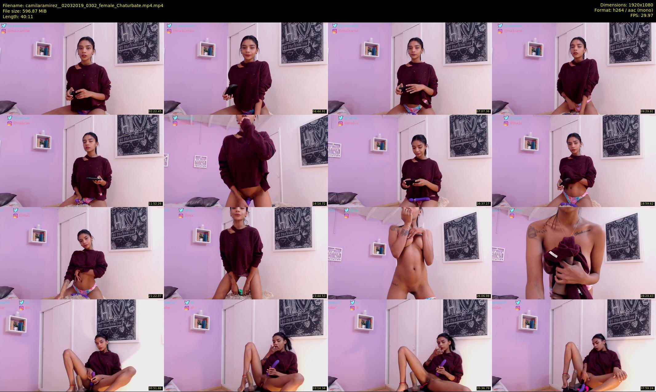 camilaramirez_ — 41 minute Chaturbate female cam show recording, 1080p, Mar 2, 2019