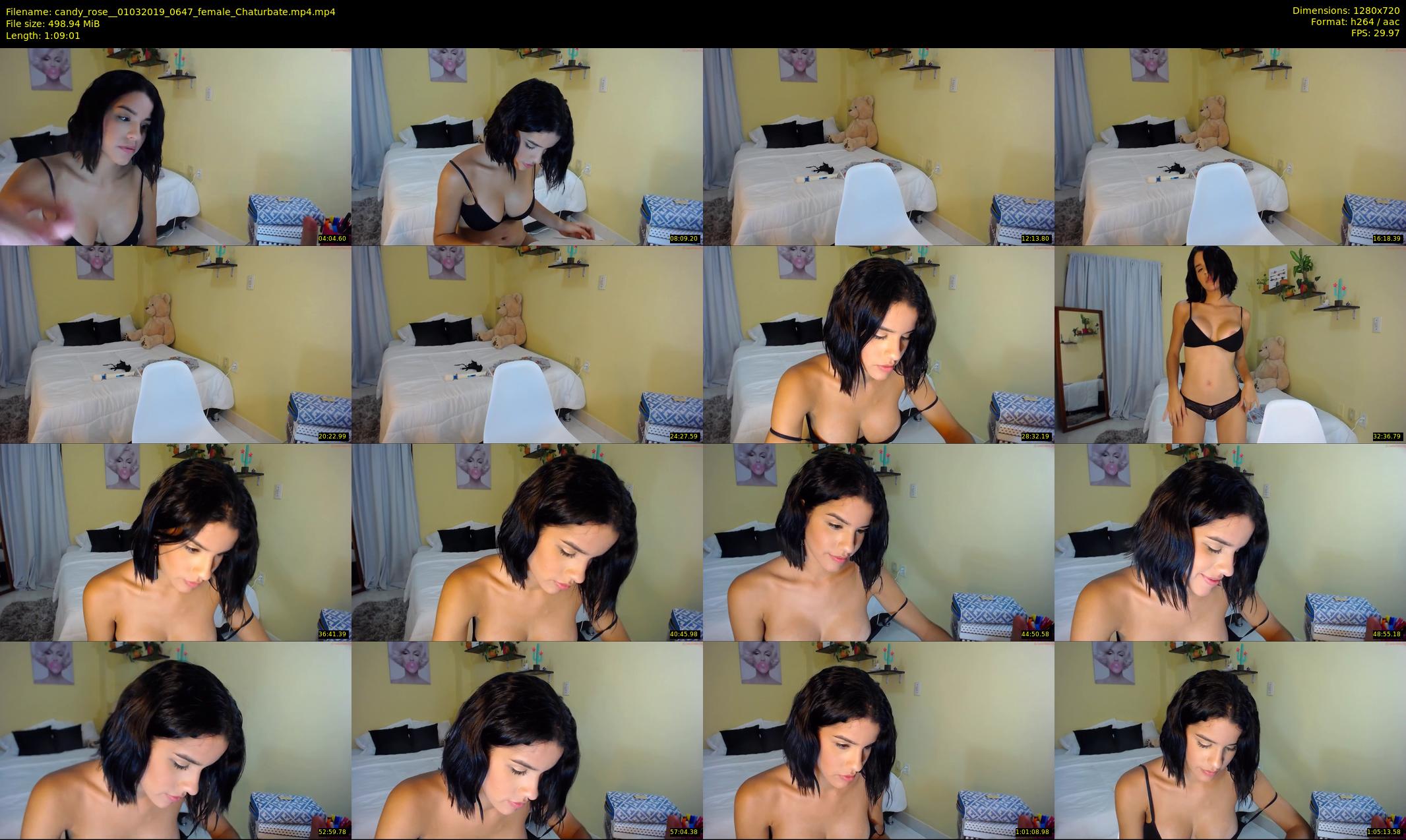 candy_rose_ — 70 minute Chaturbate female cam show recording, 720p, Mar 1, 2019