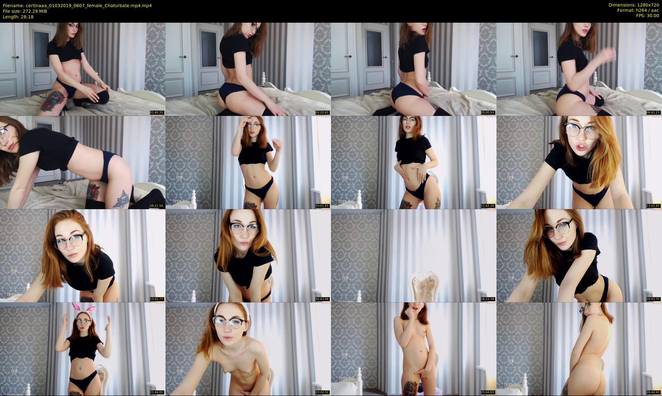 certinaaa — 29 minute Chaturbate female cam show recording, 720p, Mar 1, 2019