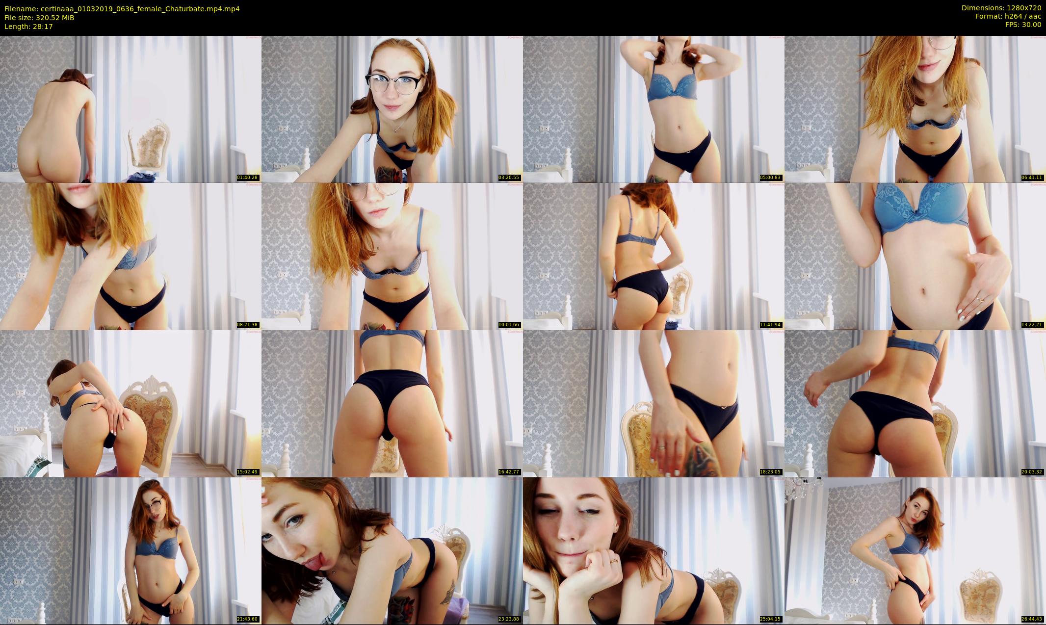 certinaaa — 29 minute Chaturbate female cam show recording, 720p, Mar 1, 2019