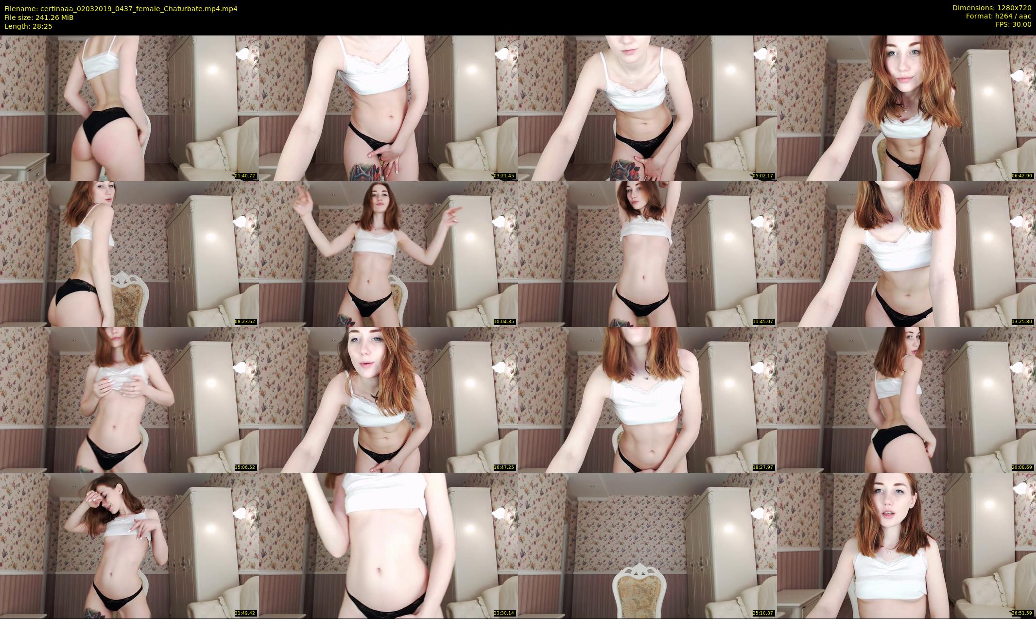 certinaaa — 29 minute Chaturbate female cam show recording, 720p, Mar 2, 2019
